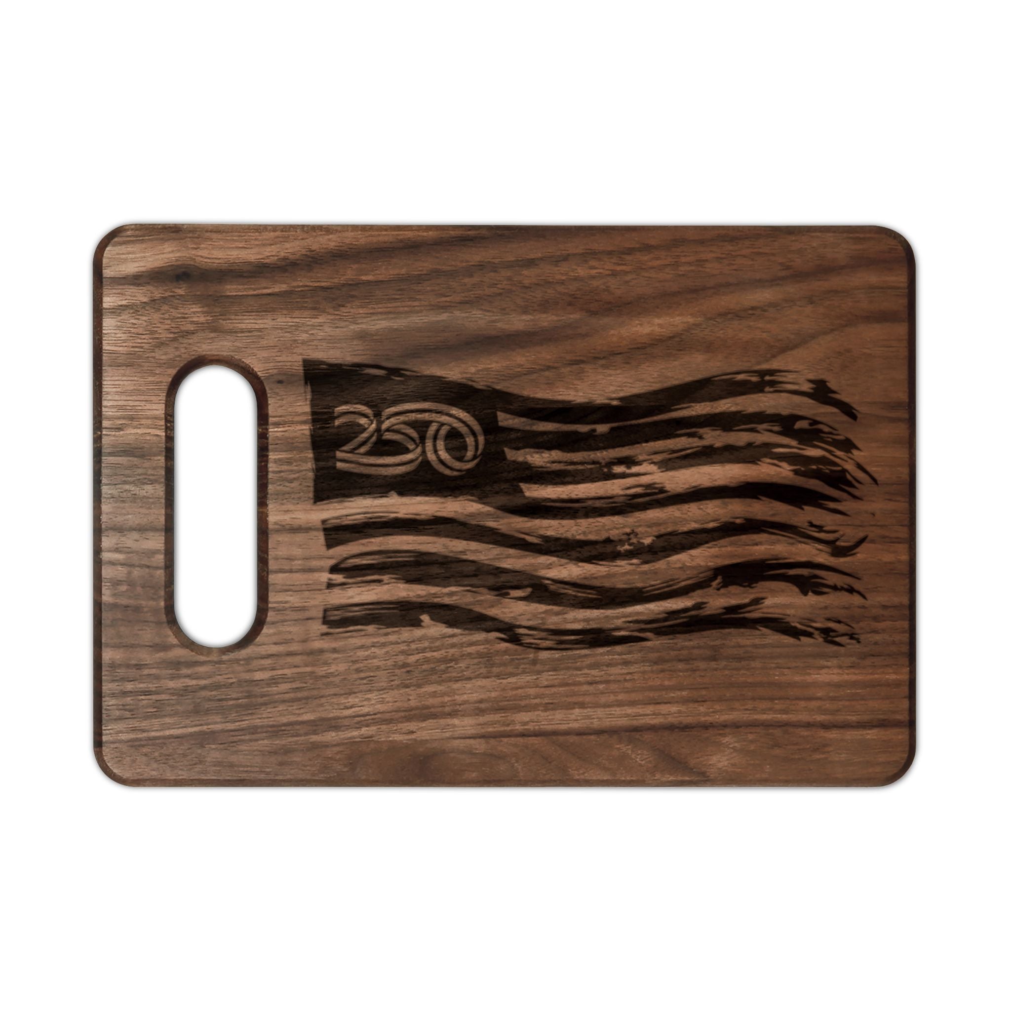 250 Flag - Wooden Cutting Board