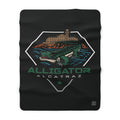 Alligator Alcatraz - Sherpa Fleece Blanket