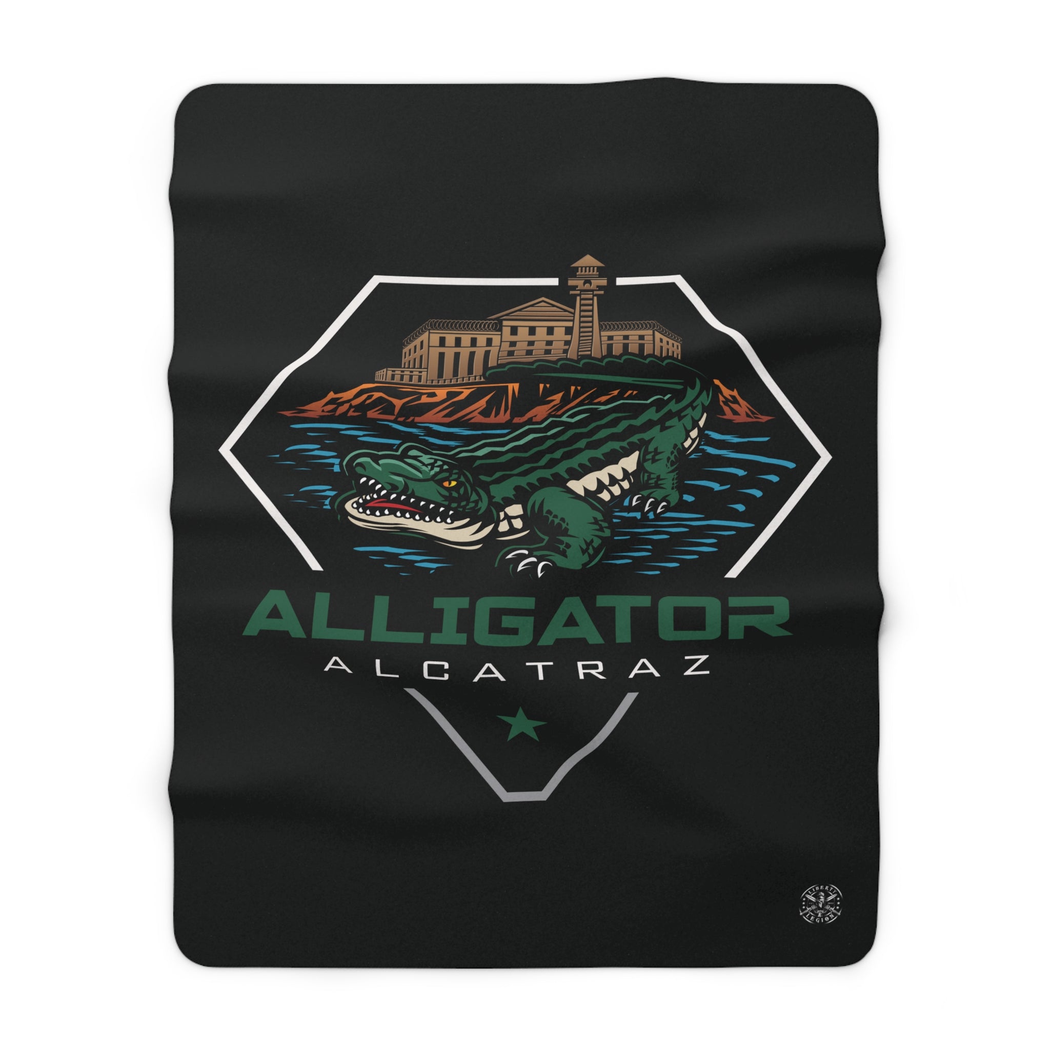 Alligator Alcatraz - Sherpa Fleece Blanket