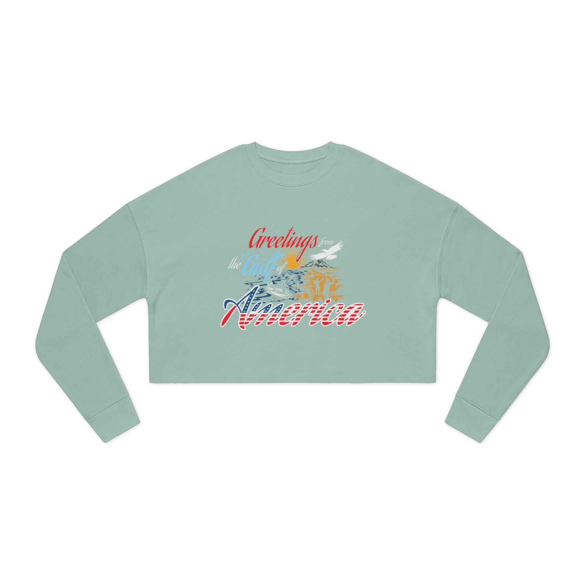 Gulf of America - Women's Crop Sweatshirt
