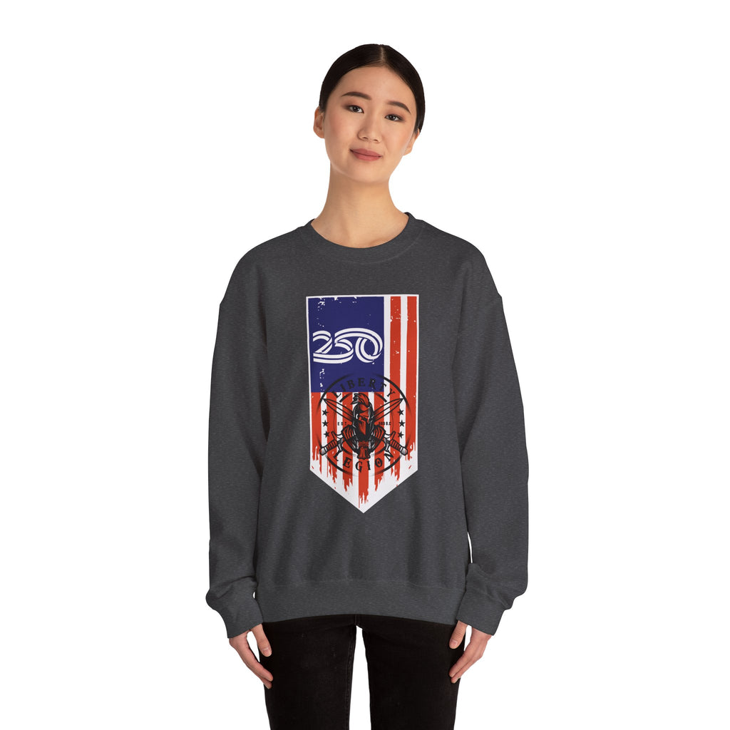 250 Vertical Flag - Crewneck Sweatshirt