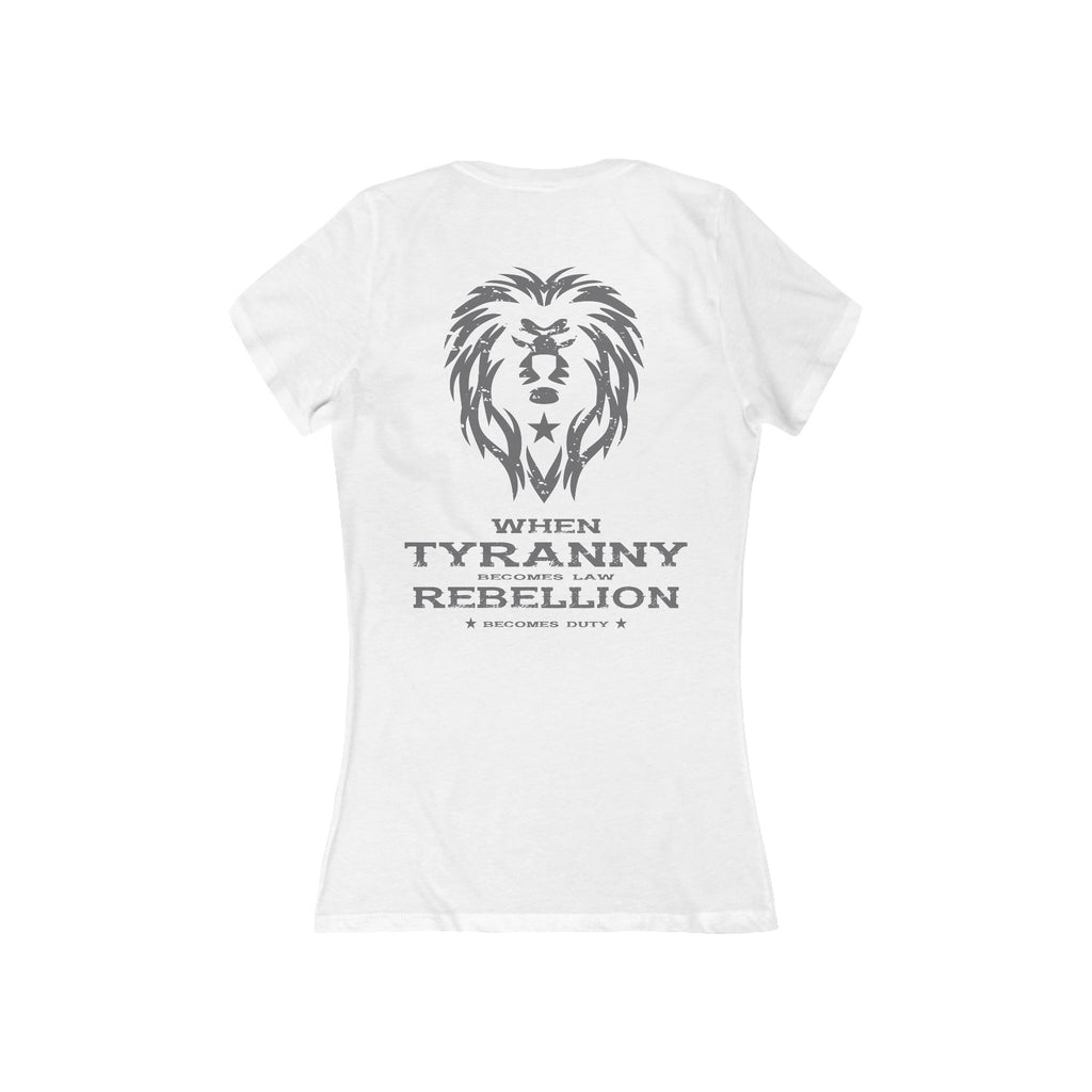 Rebellion Becomes Duty - Women's Deep V-Neck Tee