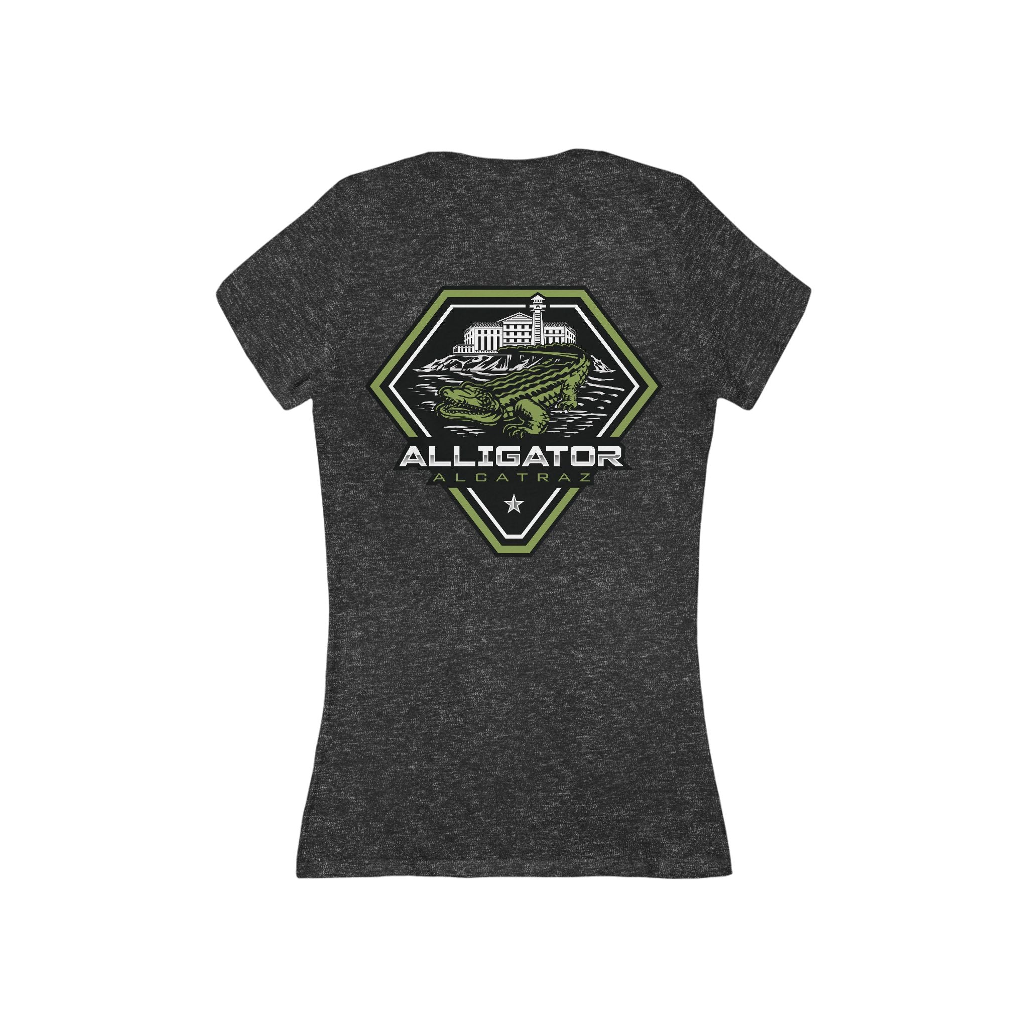 Alligator Alcatraz - Women's Deep V-Neck Tee