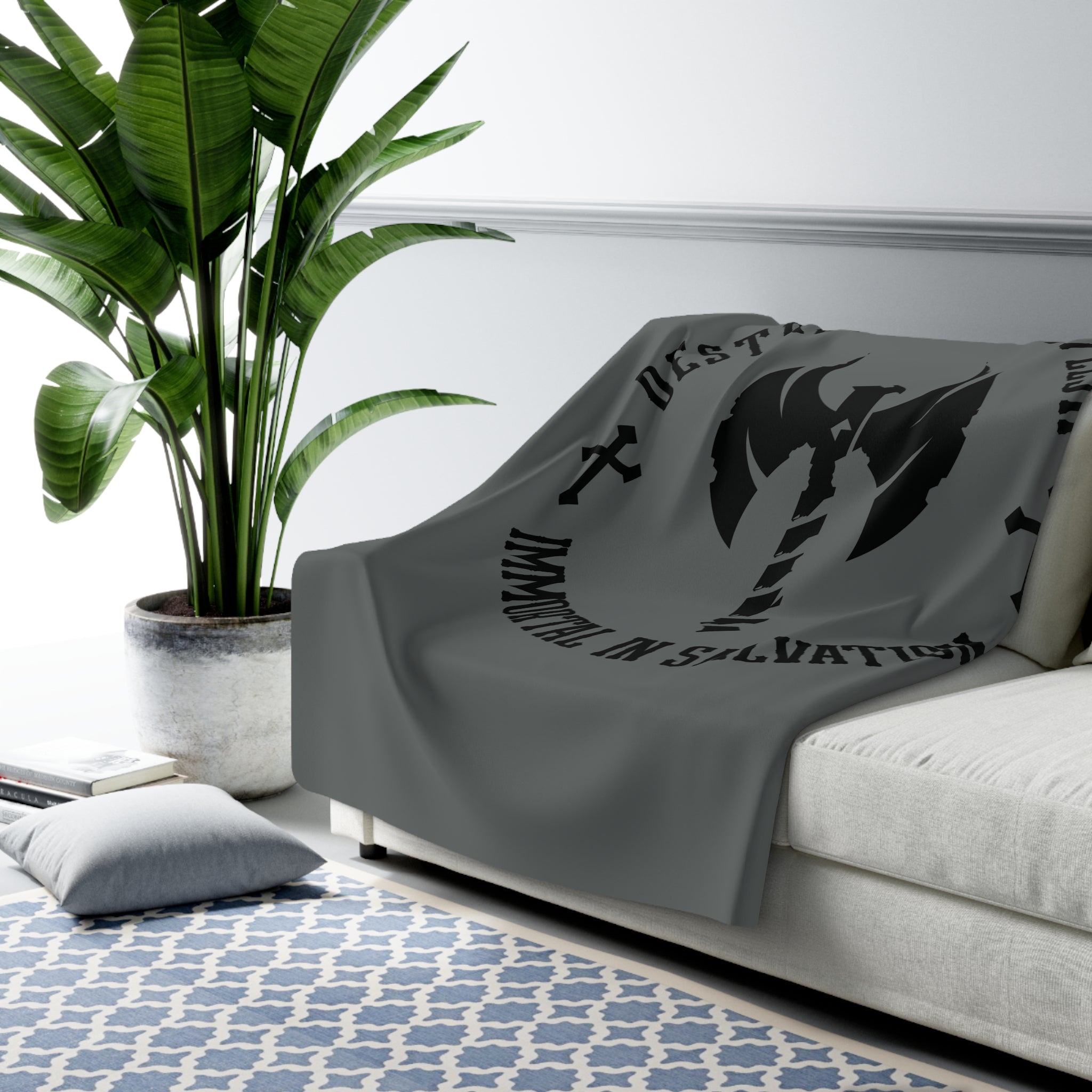 Immortal in Salvation - Sherpa Fleece Blanket