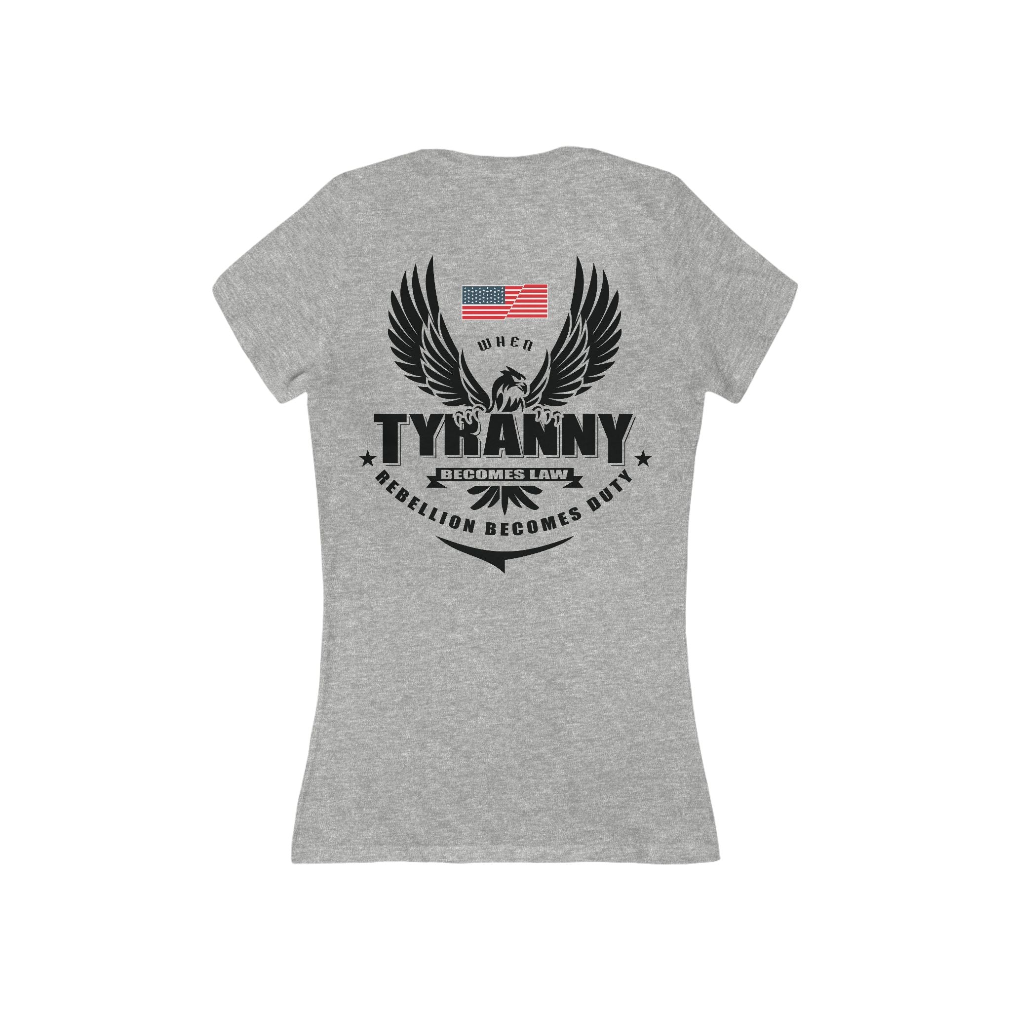 Rebellion Becomes Duty - Women's Deep V-Neck Tee