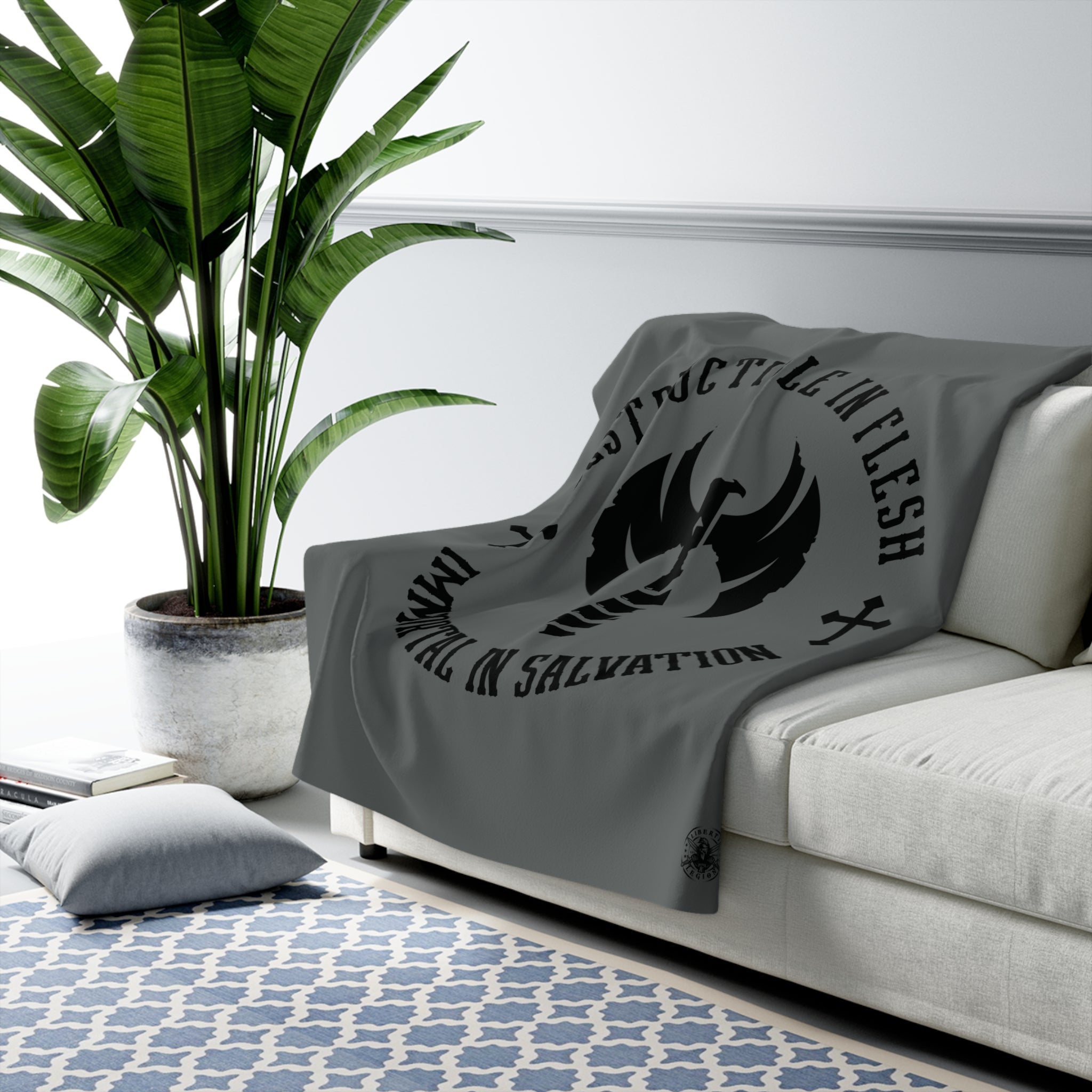 Immortal in Salvation - Sherpa Fleece Blanket