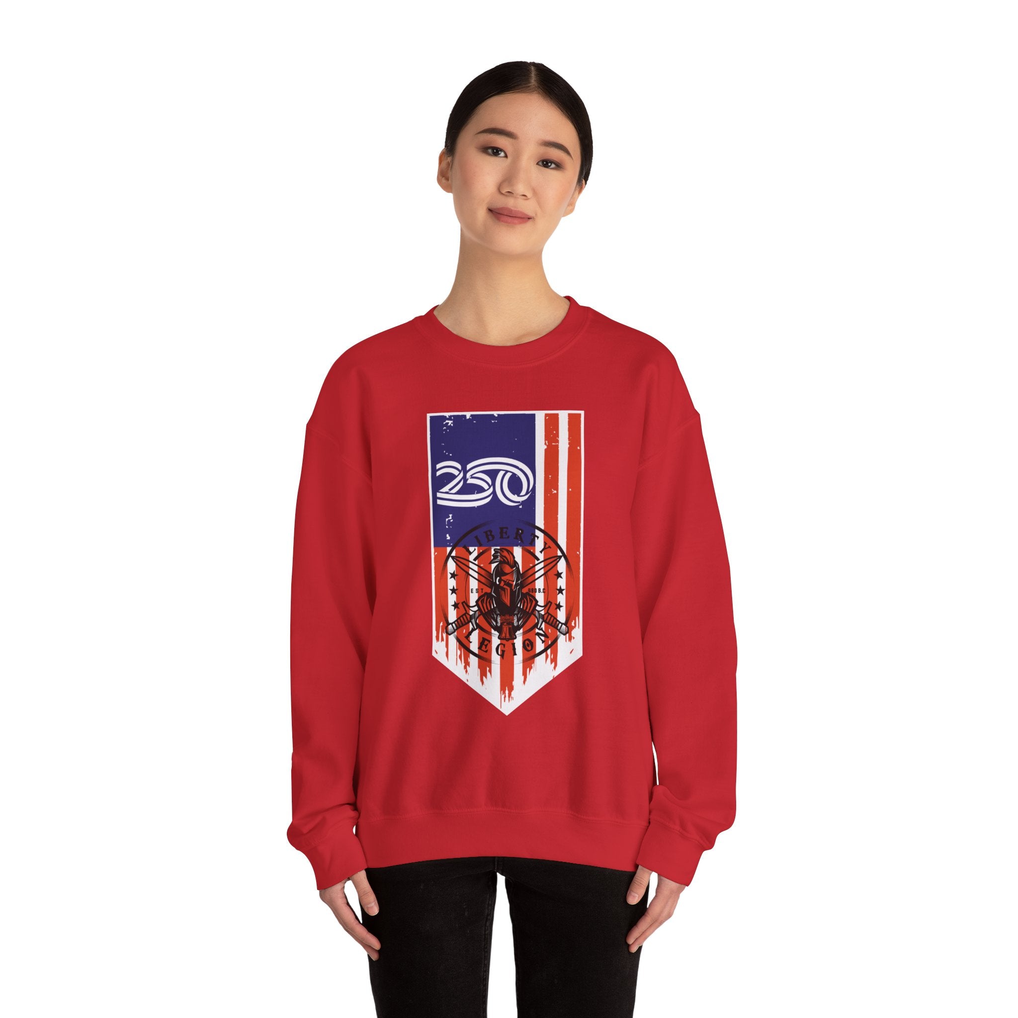 250 Vertical Flag - Crewneck Sweatshirt