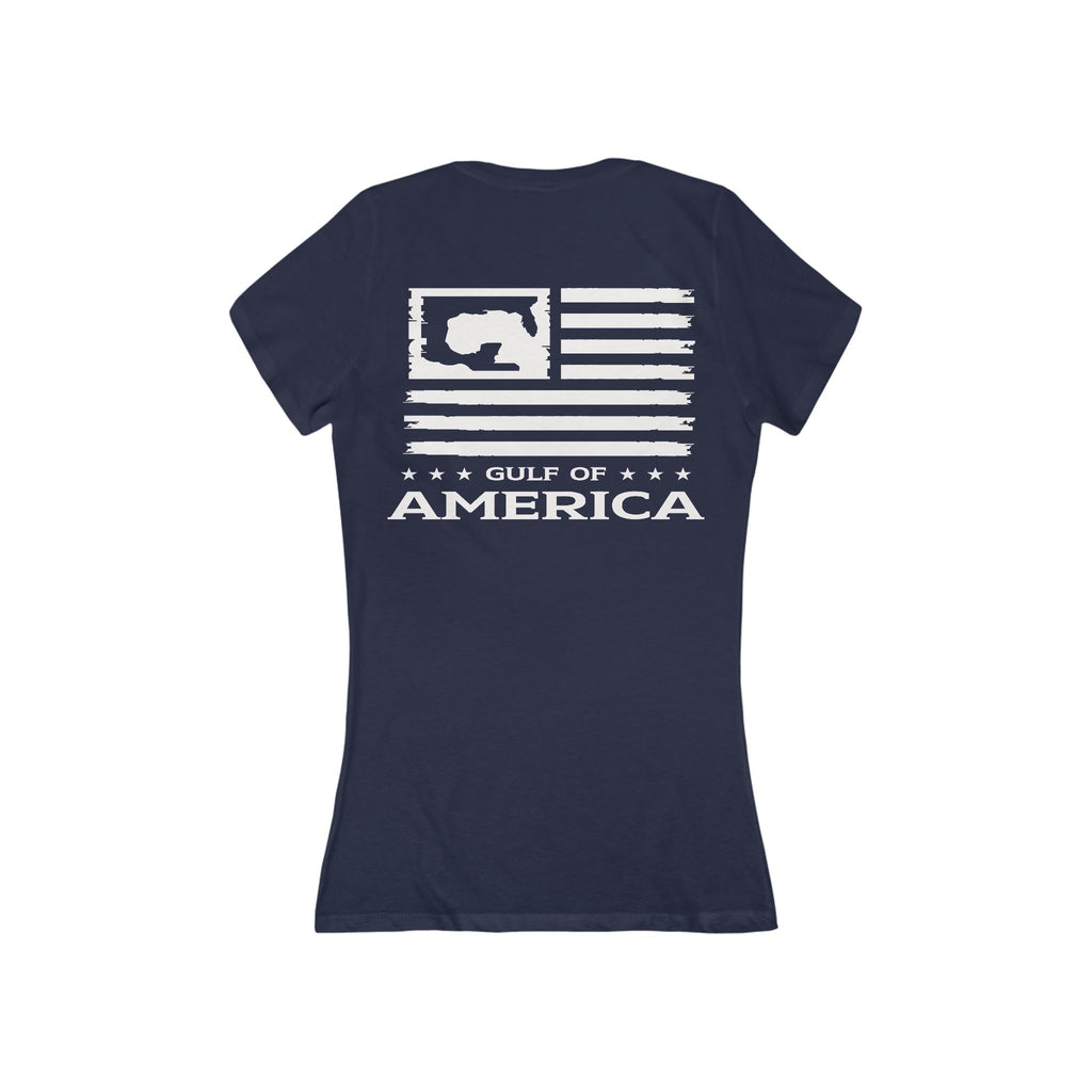 Gulf of America - Women's Deep V-Neck Tee