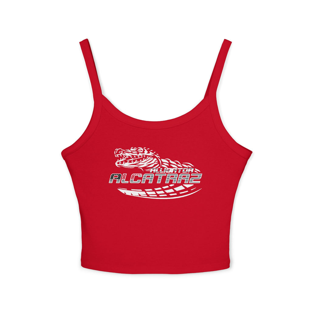 Alligator Alcatraz - Women's Spaghetti Strap Crop Tank
