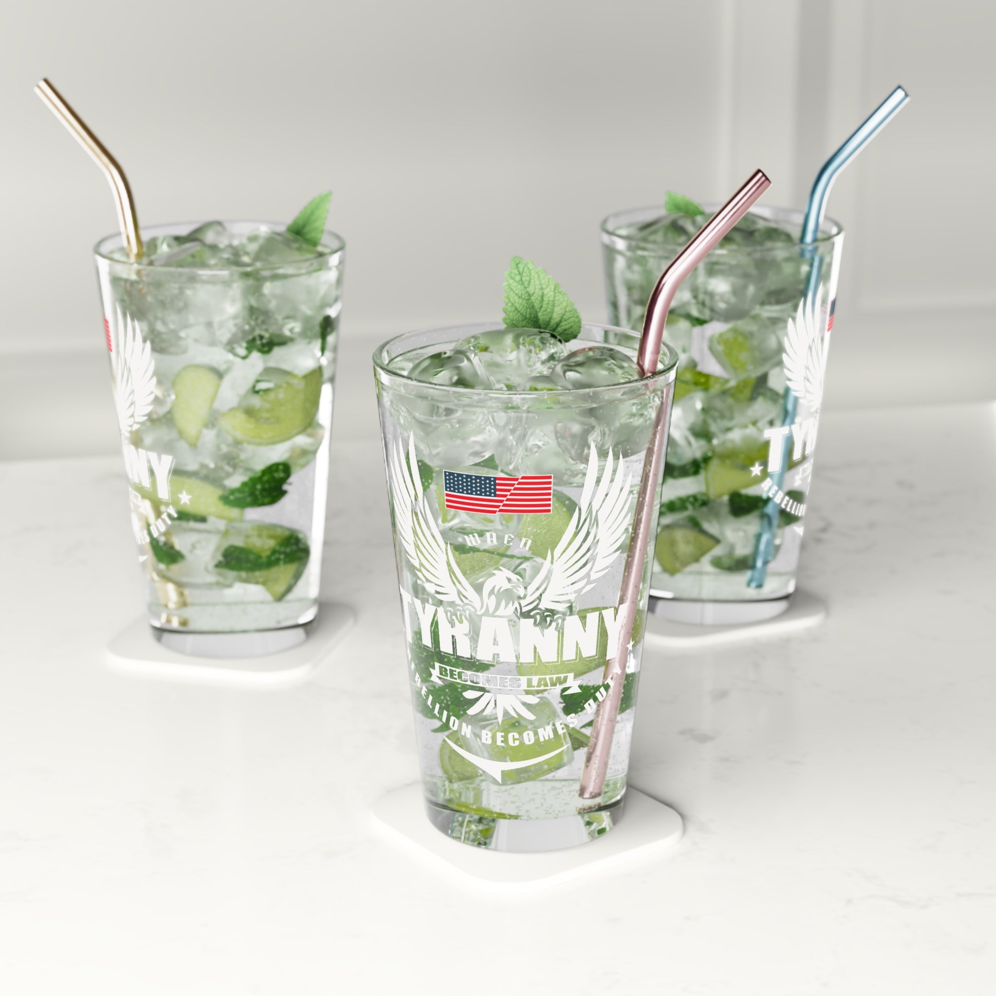 Rebellion Becomes Duty - Pint Glass