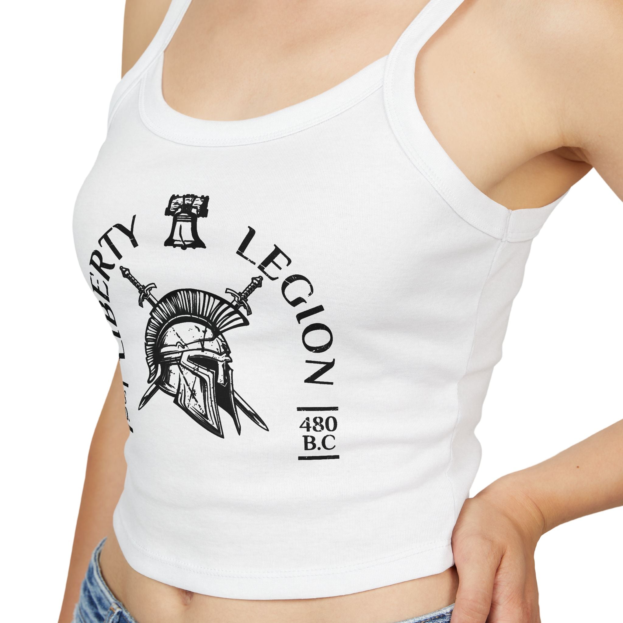Legion - Women's Spaghetti Strap Crop Tank