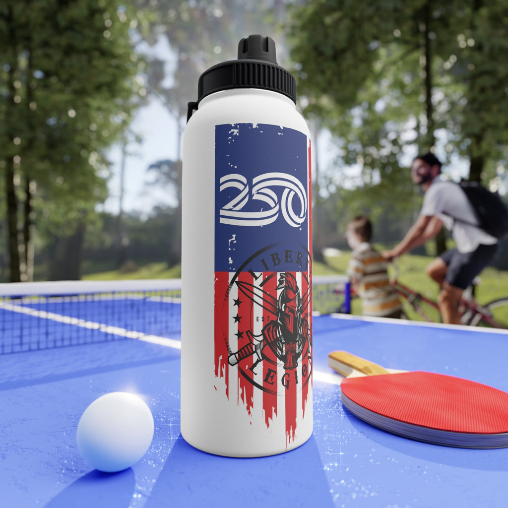 250 Vertical Flag - Stainless Steel Bottle