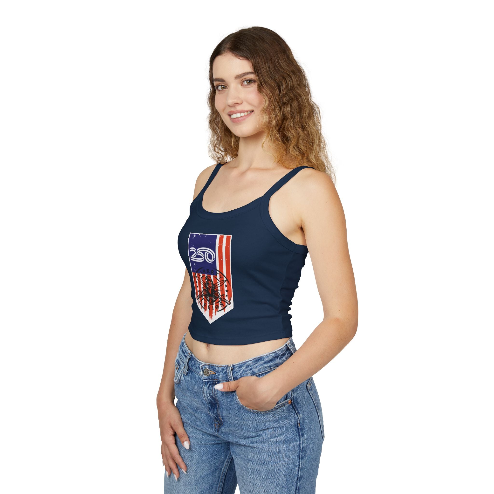 250 Inverted Flag - Women's Spaghetti Strap Tank