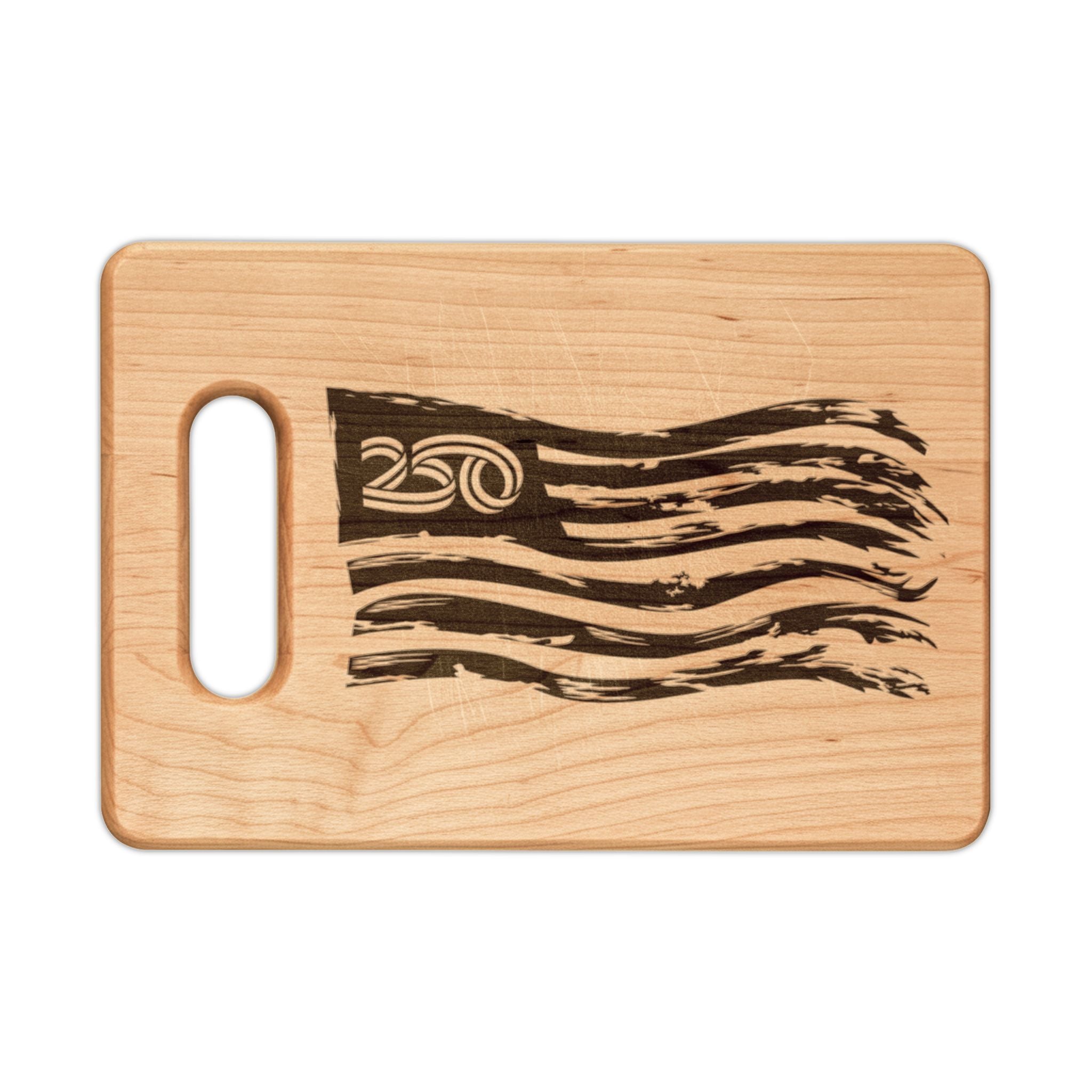 250 Flag - Wooden Cutting Board