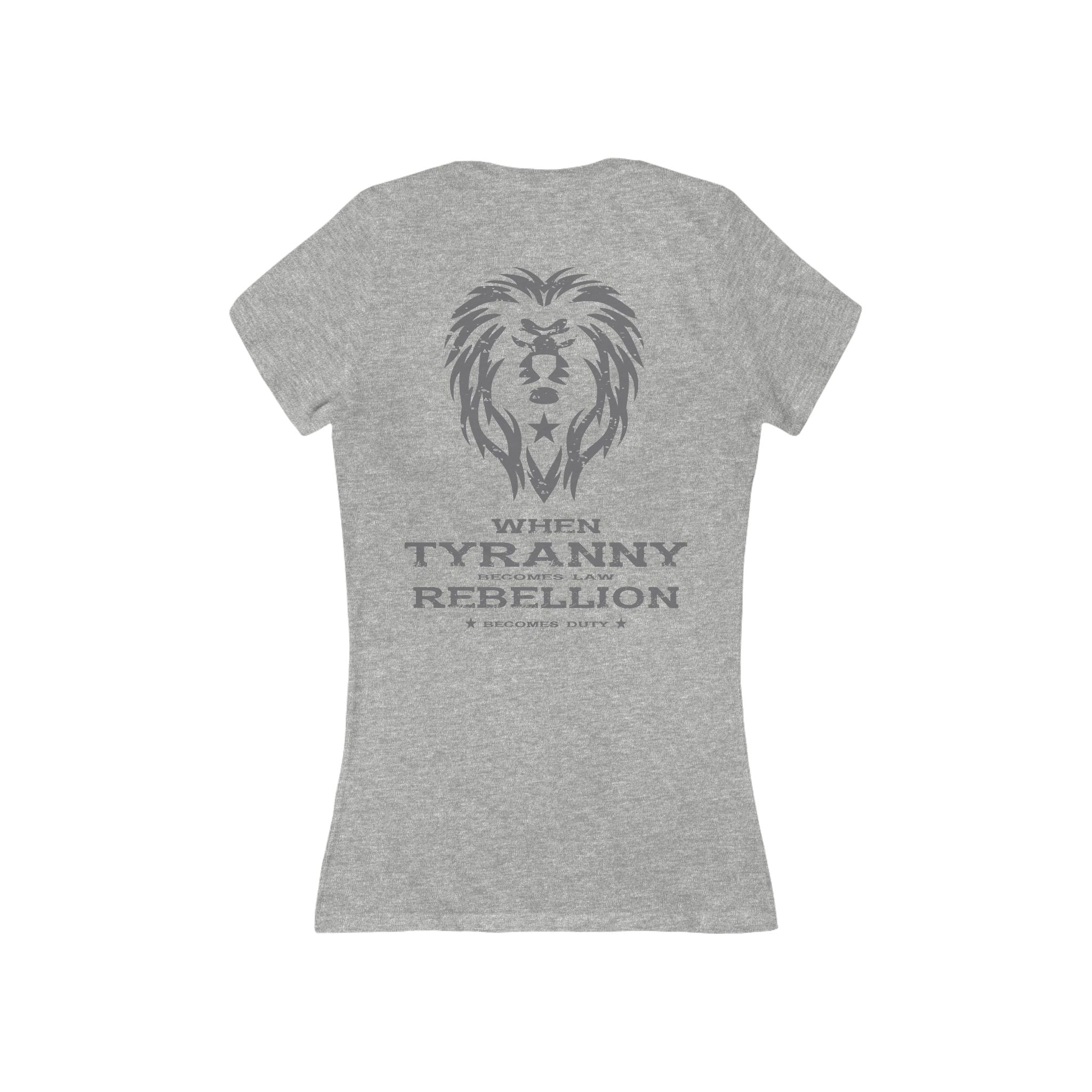 Rebellion Becomes Duty - Women's Deep V-Neck Tee