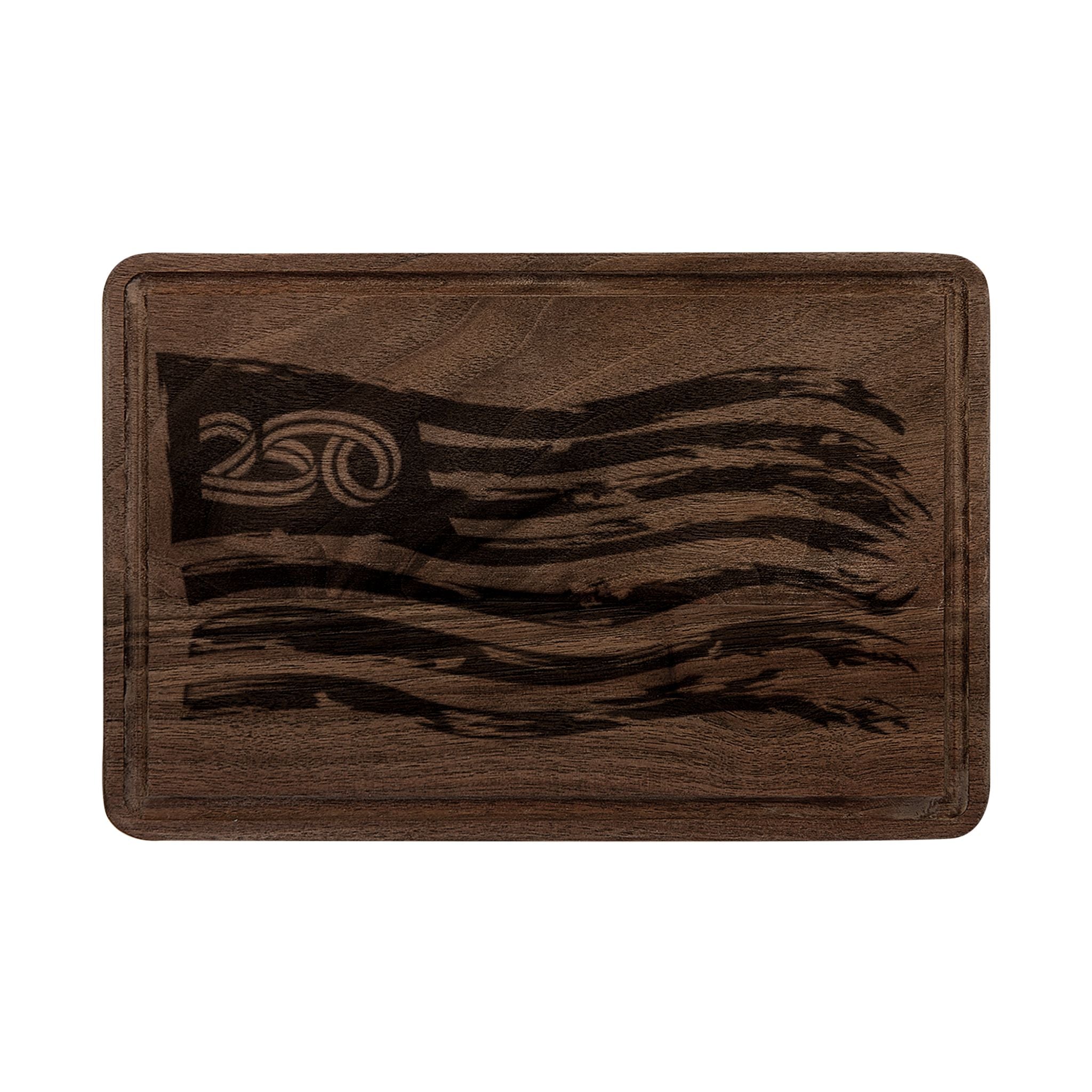 250 Flag - Wooden Cutting Board