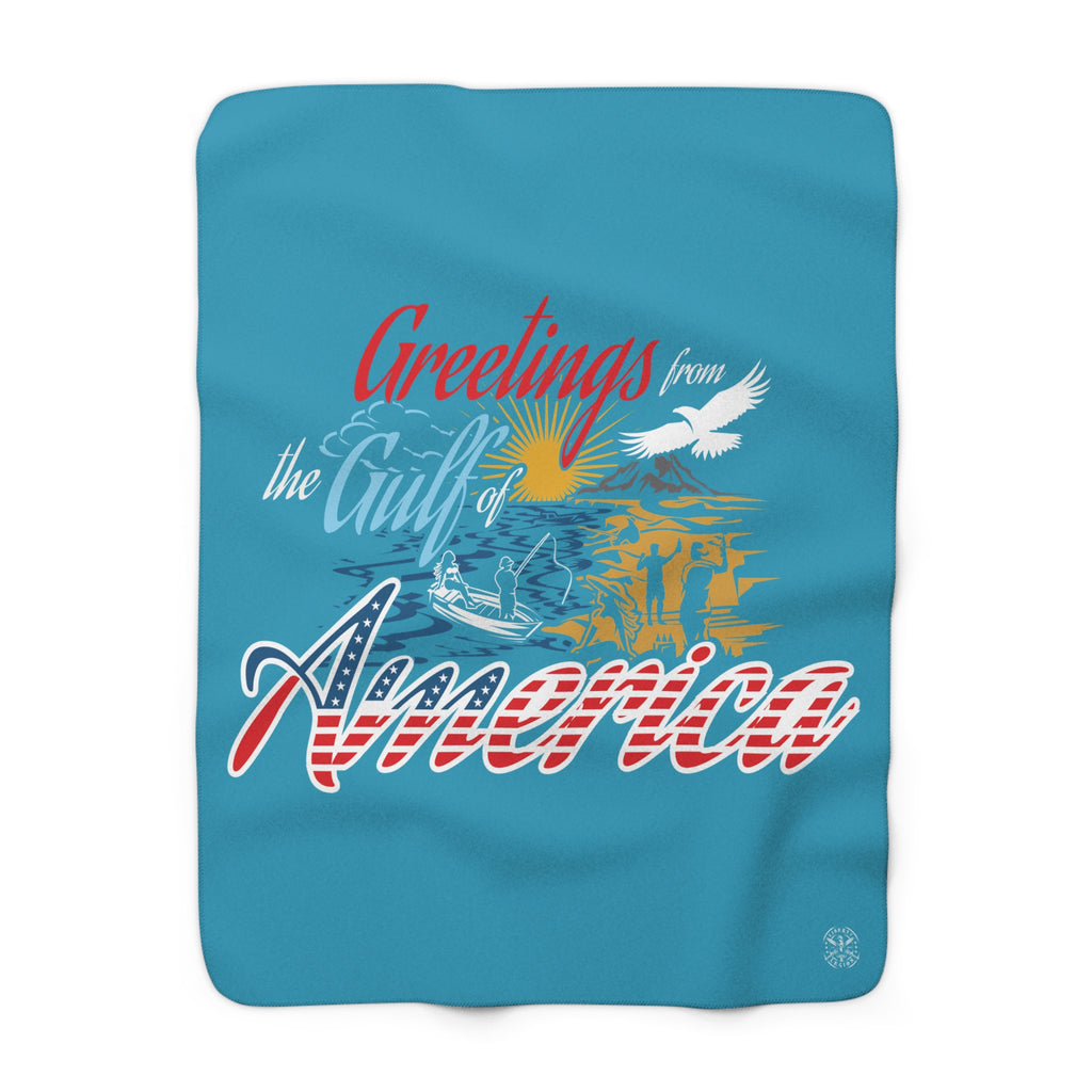 Gulf of America - Sherpa Fleece Blanket