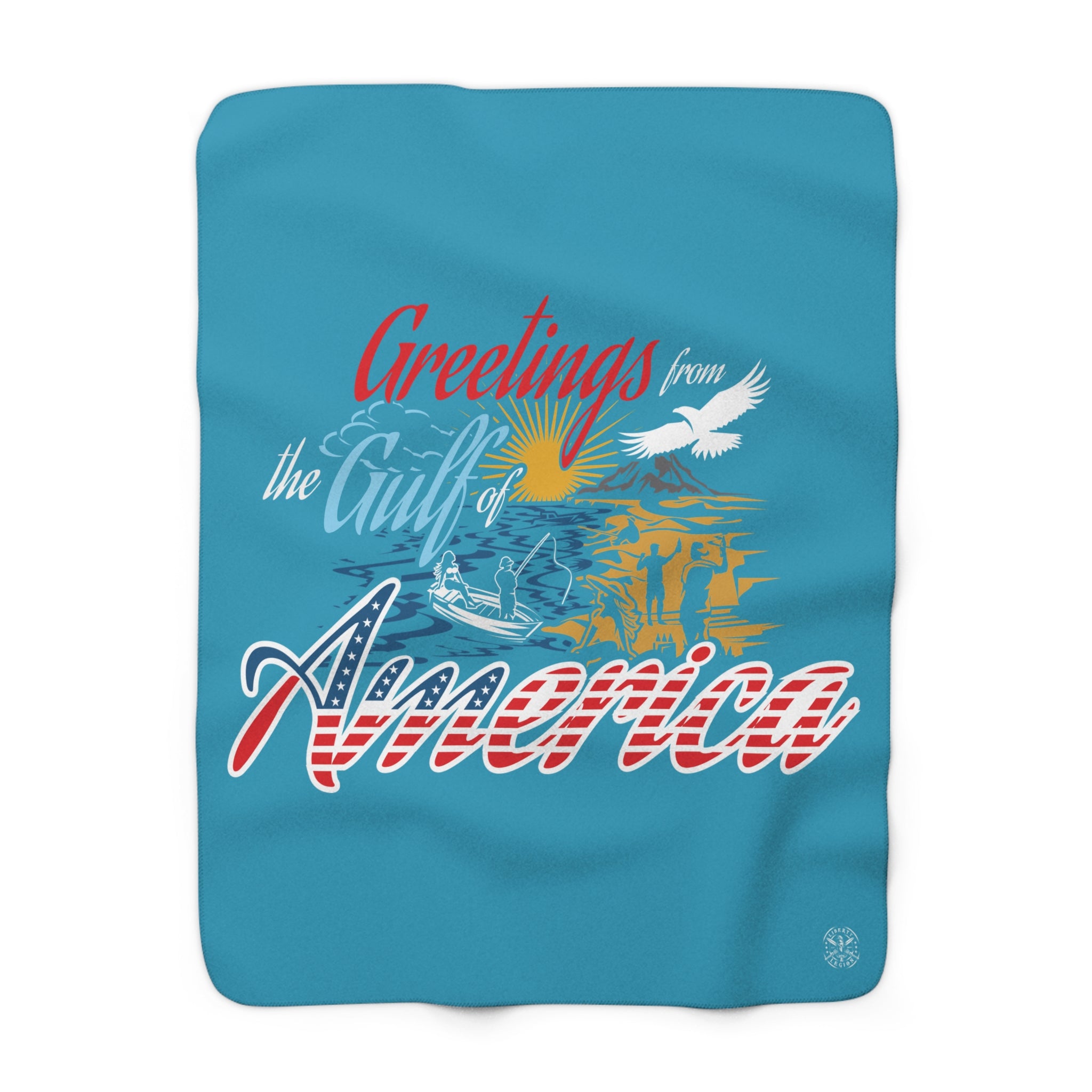 Gulf of America - Sherpa Fleece Blanket