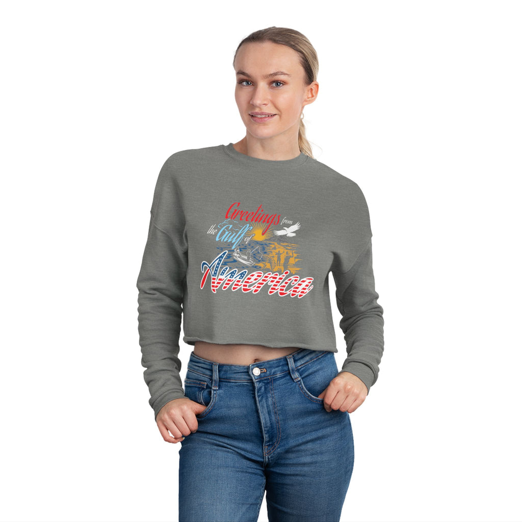 Gulf of America - Women's Crop Sweatshirt