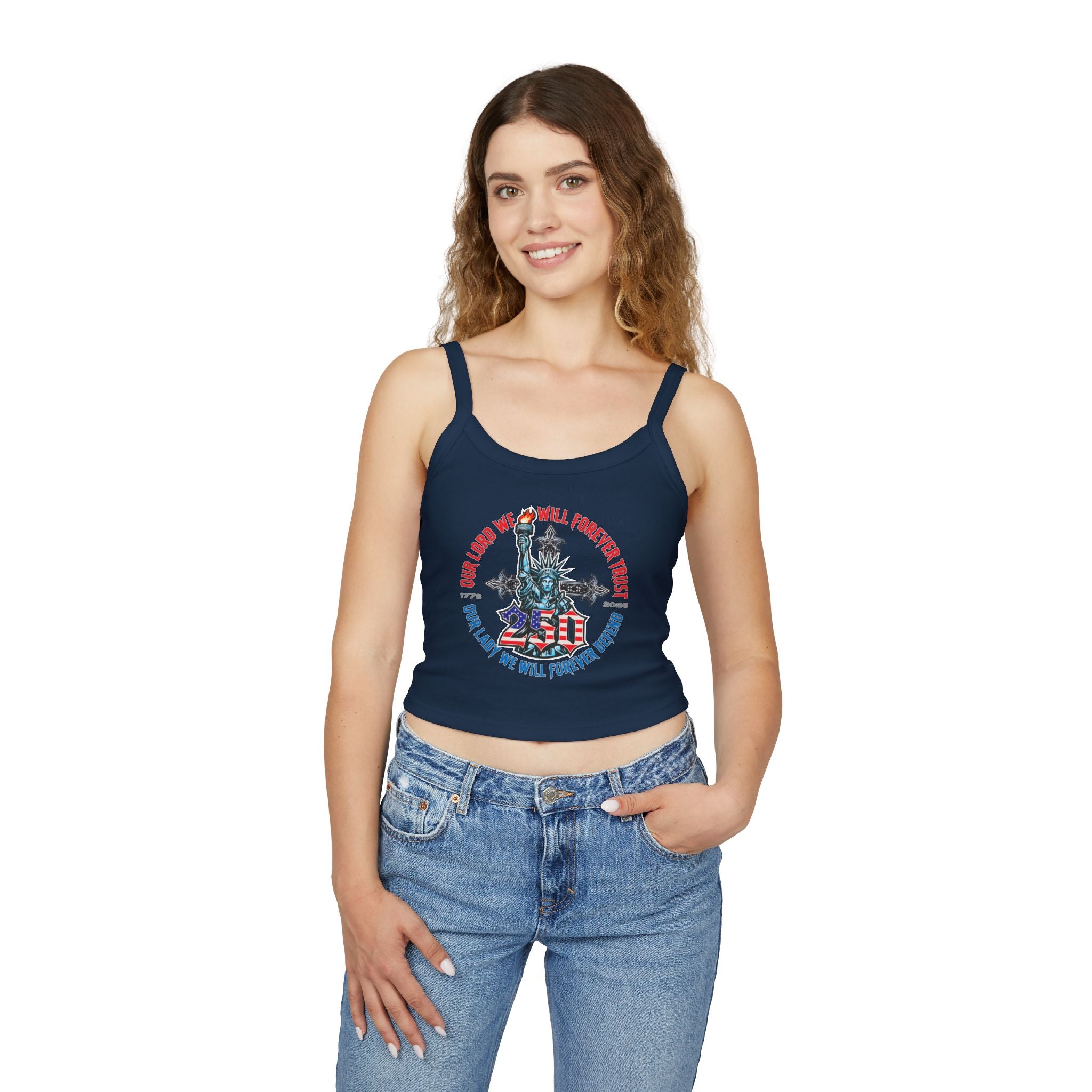 250 Liberty Cross - Women's Spaghetti Strap Tank