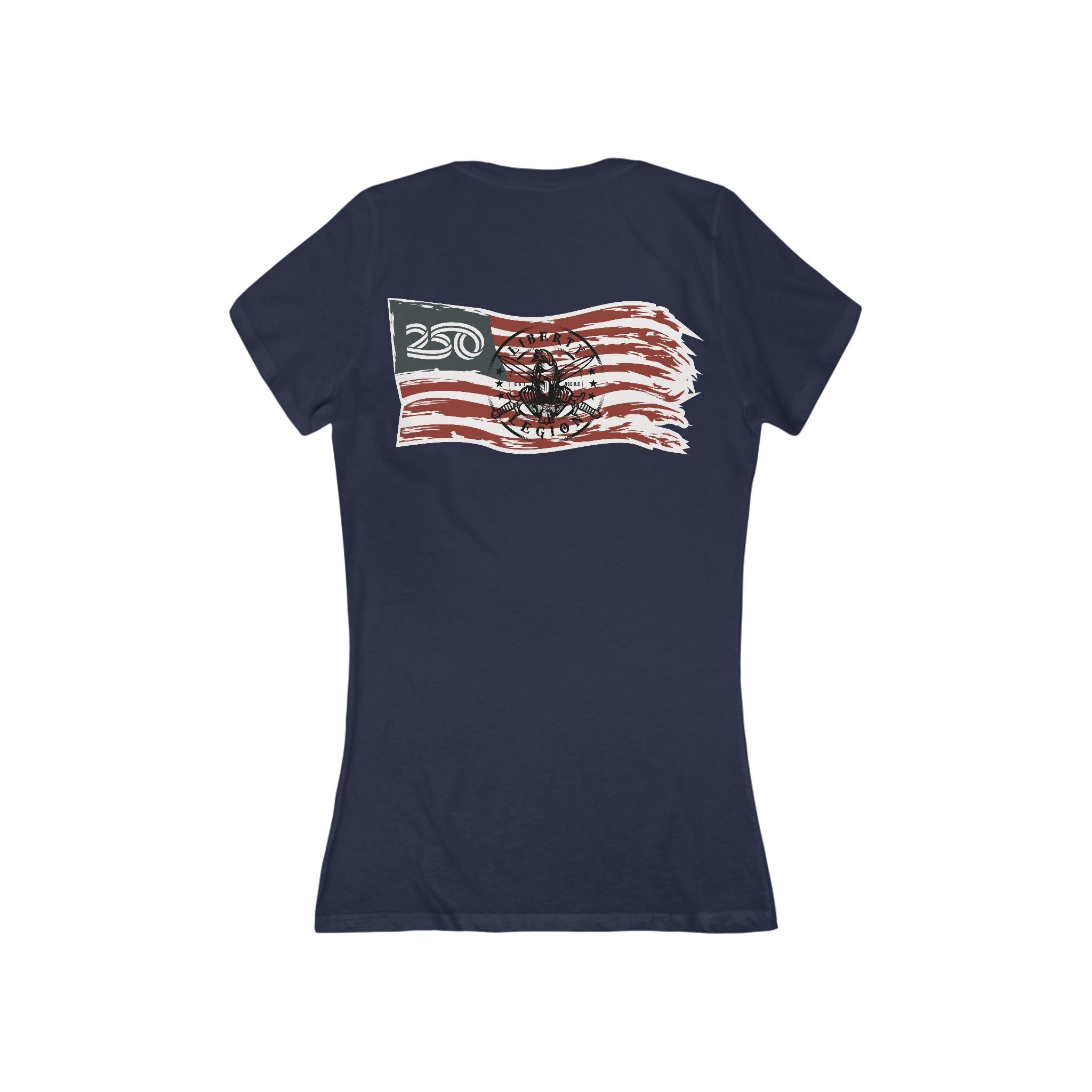 250 Flag - Women's Deep V-Neck Tee