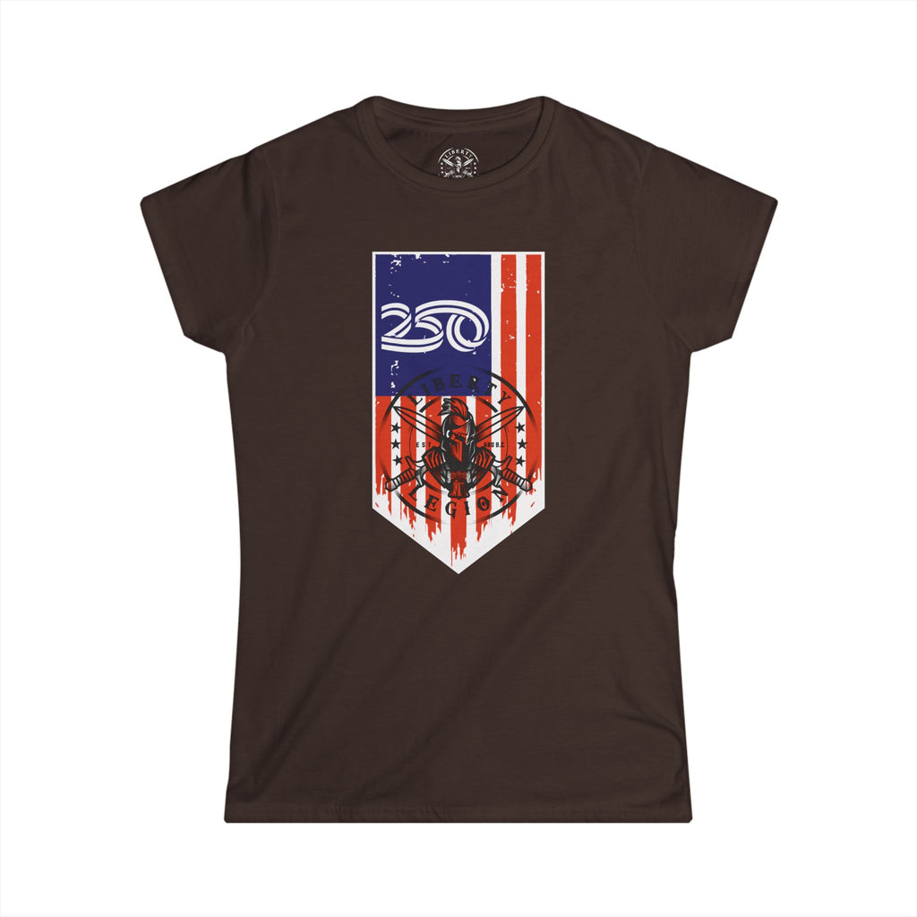 250 Vertical Flag - Women's Soft Tee