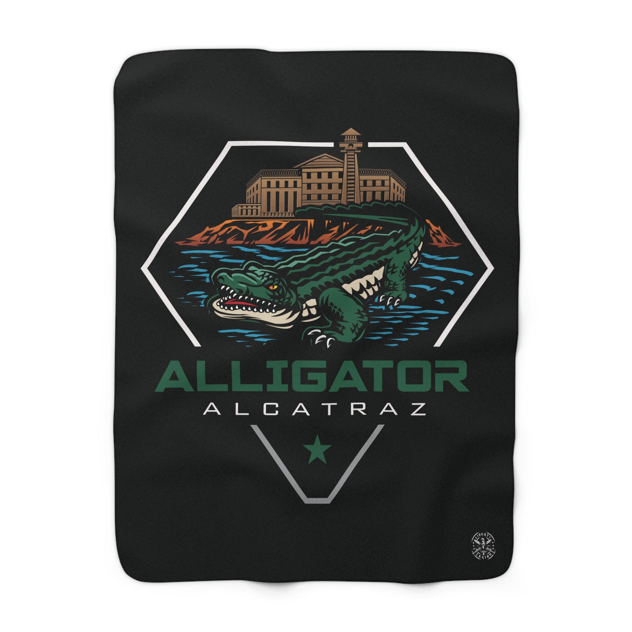 Alligator Alcatraz - Sherpa Fleece Blanket