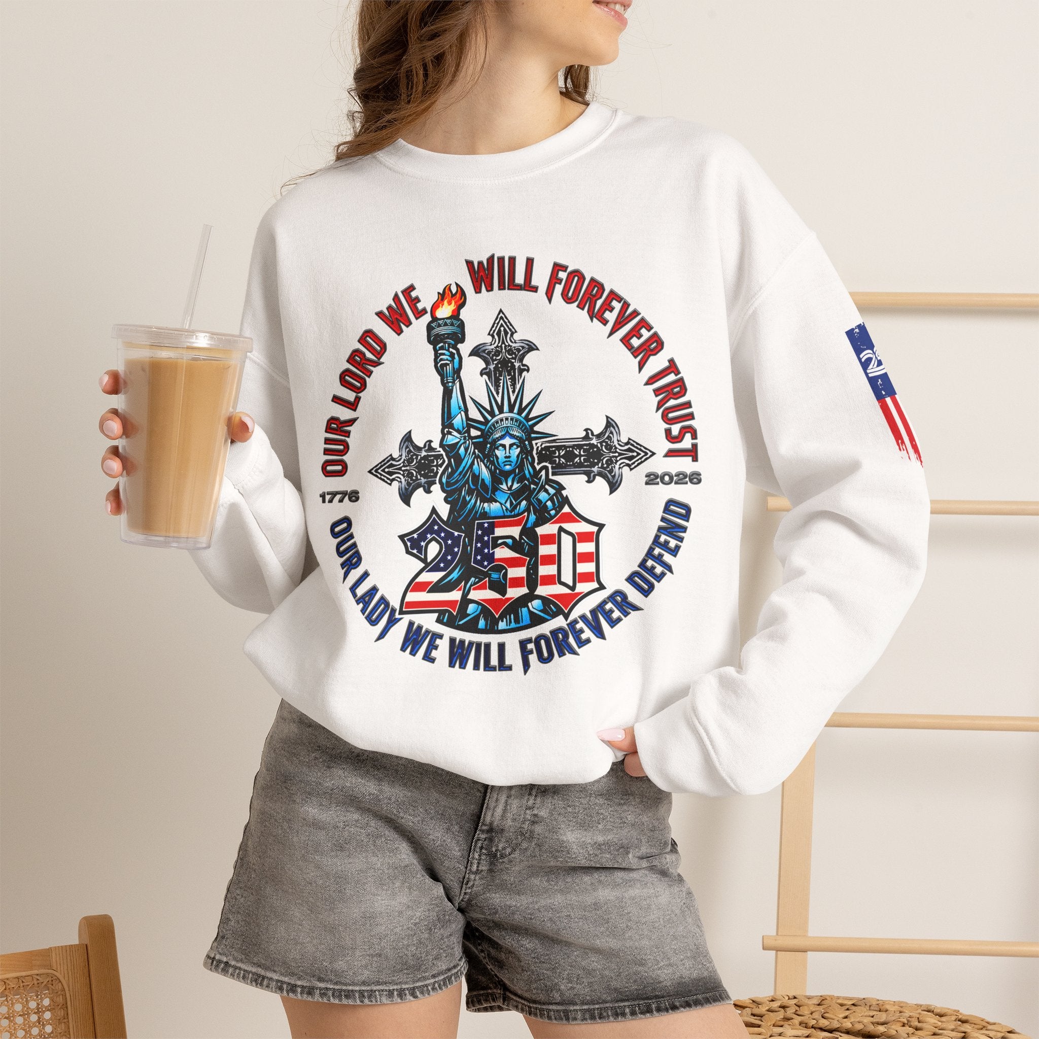 250 Liberty Cross - Crewneck Sweatshirt