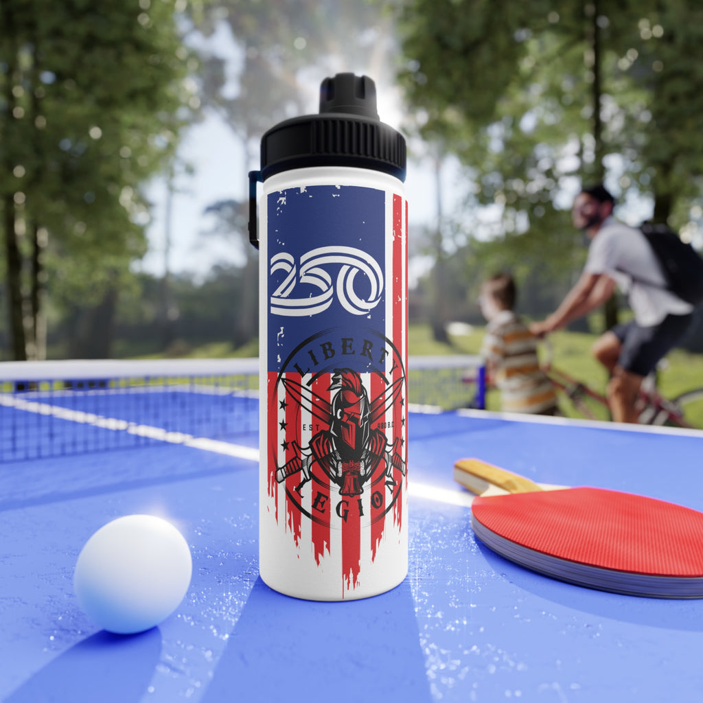 250 Vertical Flag - Stainless Steel Bottle
