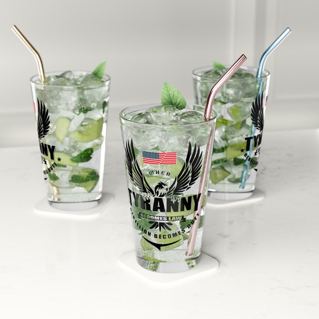 Rebellion Becomes Duty - Pint Glass