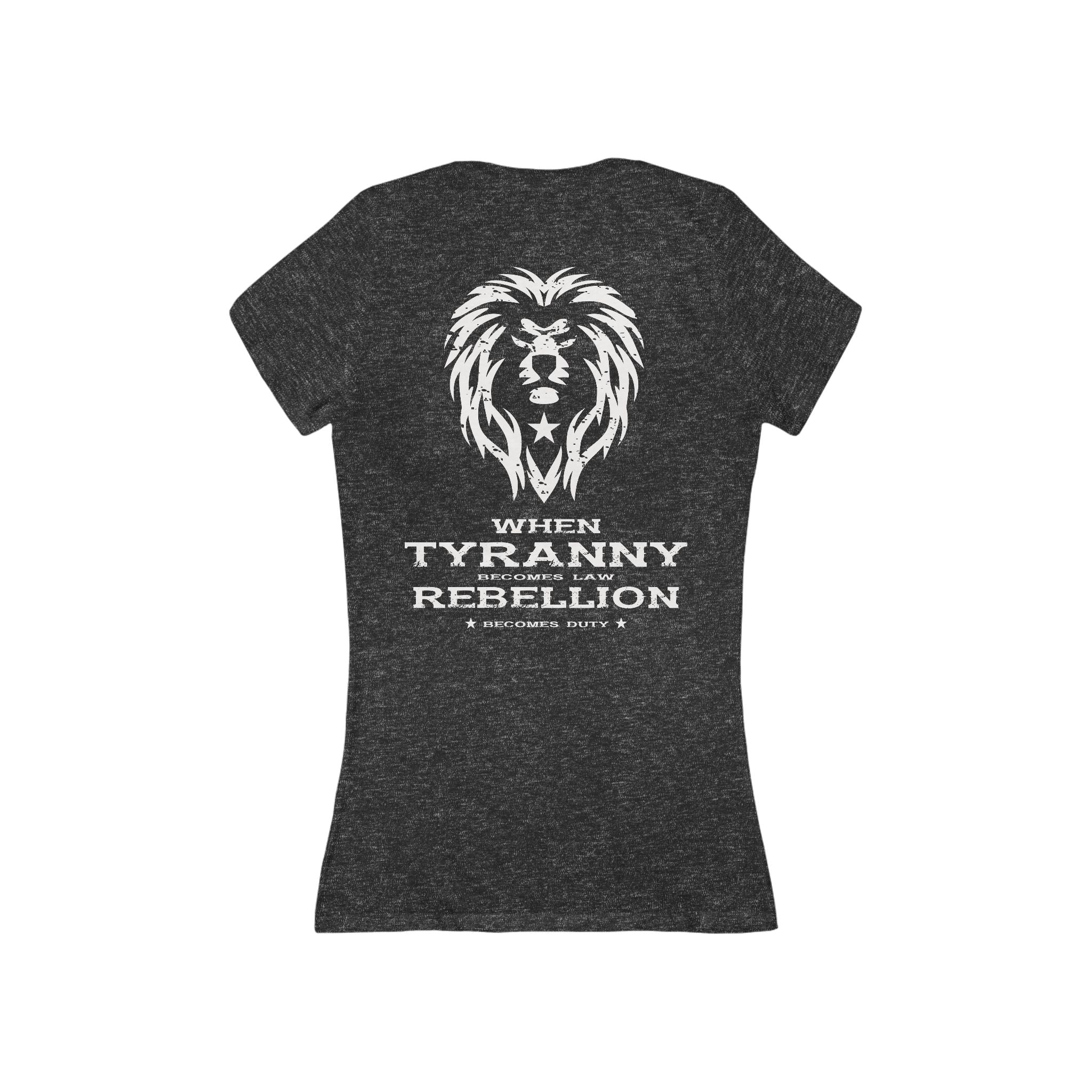 Rebellion Becomes Duty - Women's Deep V-Neck Tee