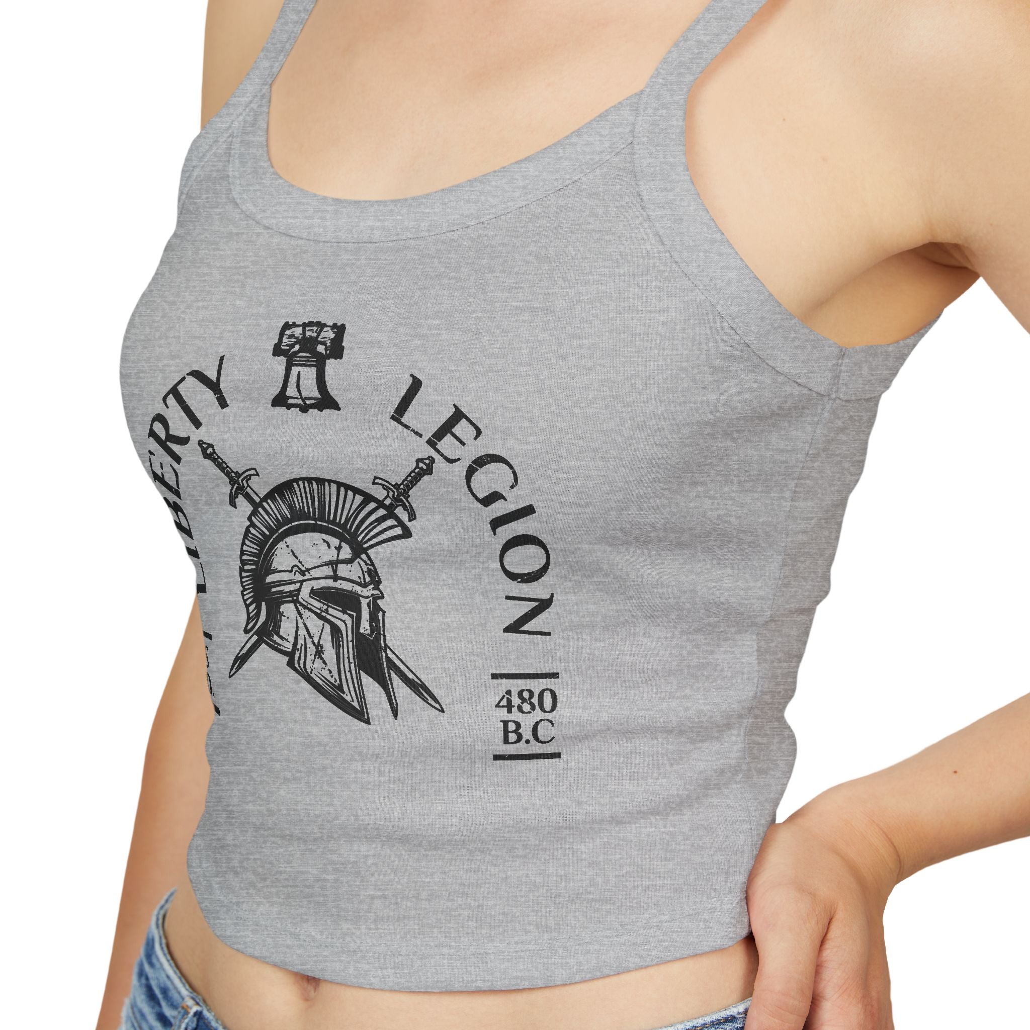 Legion - Women's Spaghetti Strap Crop Tank