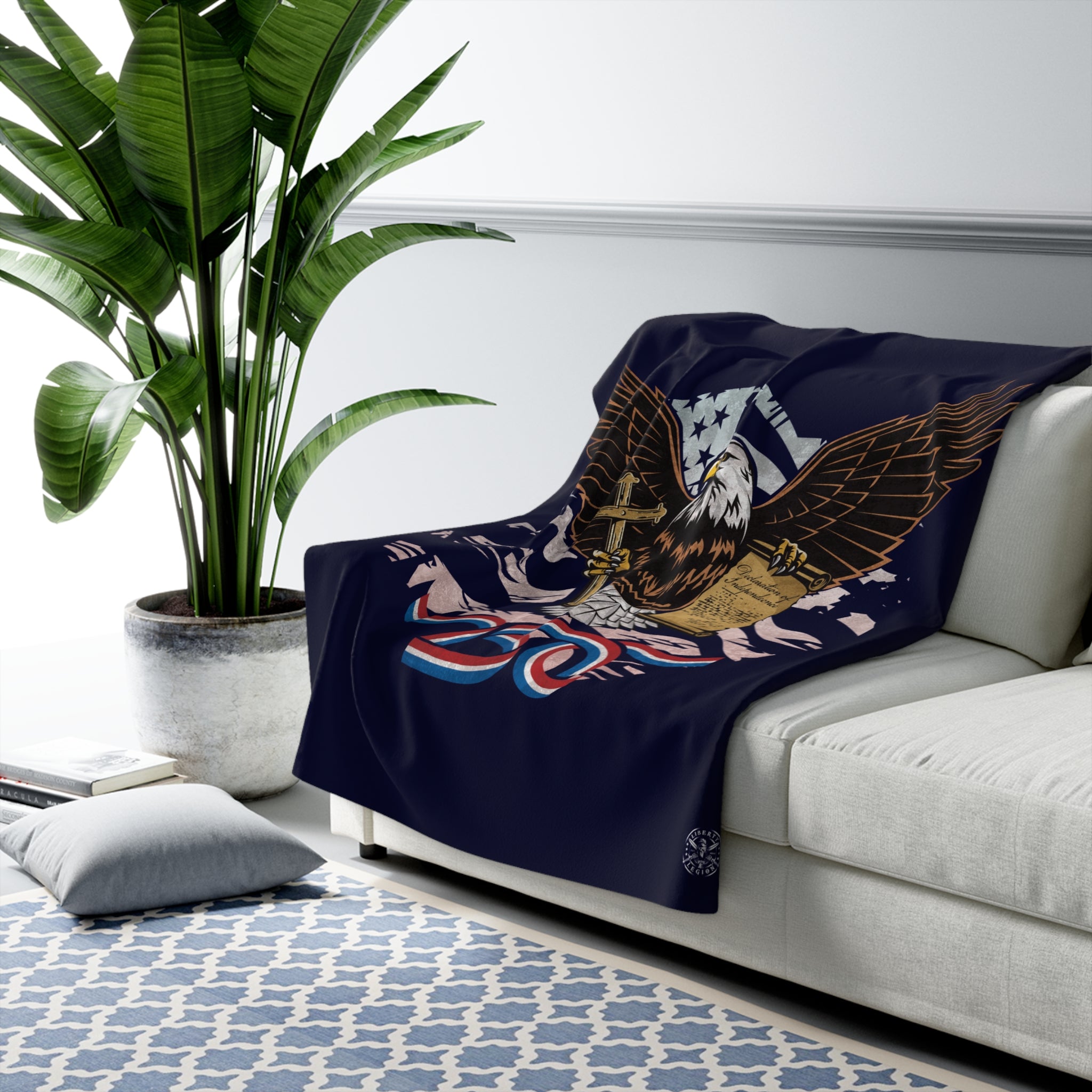 250 Eagle - Sherpa Fleece Blanket