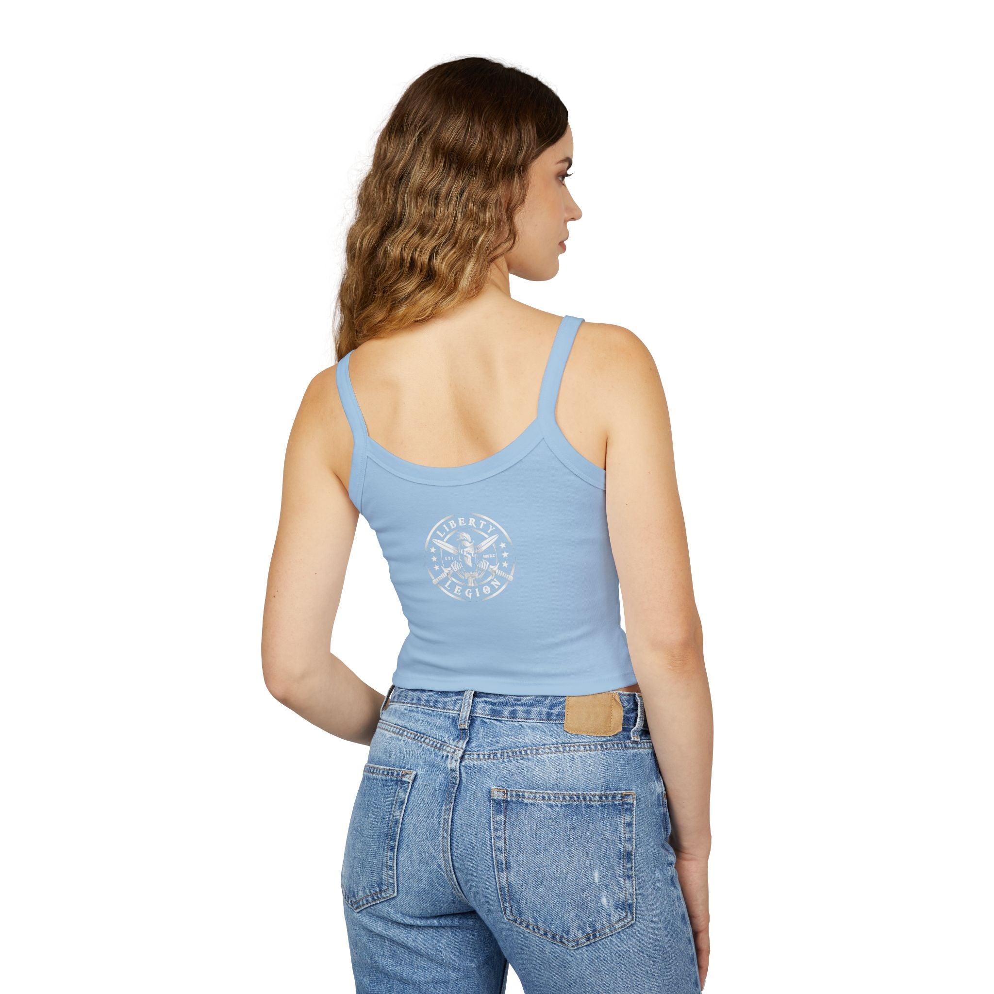 Lady Legionnaire - Women's Spaghetti Strap Crop Tank