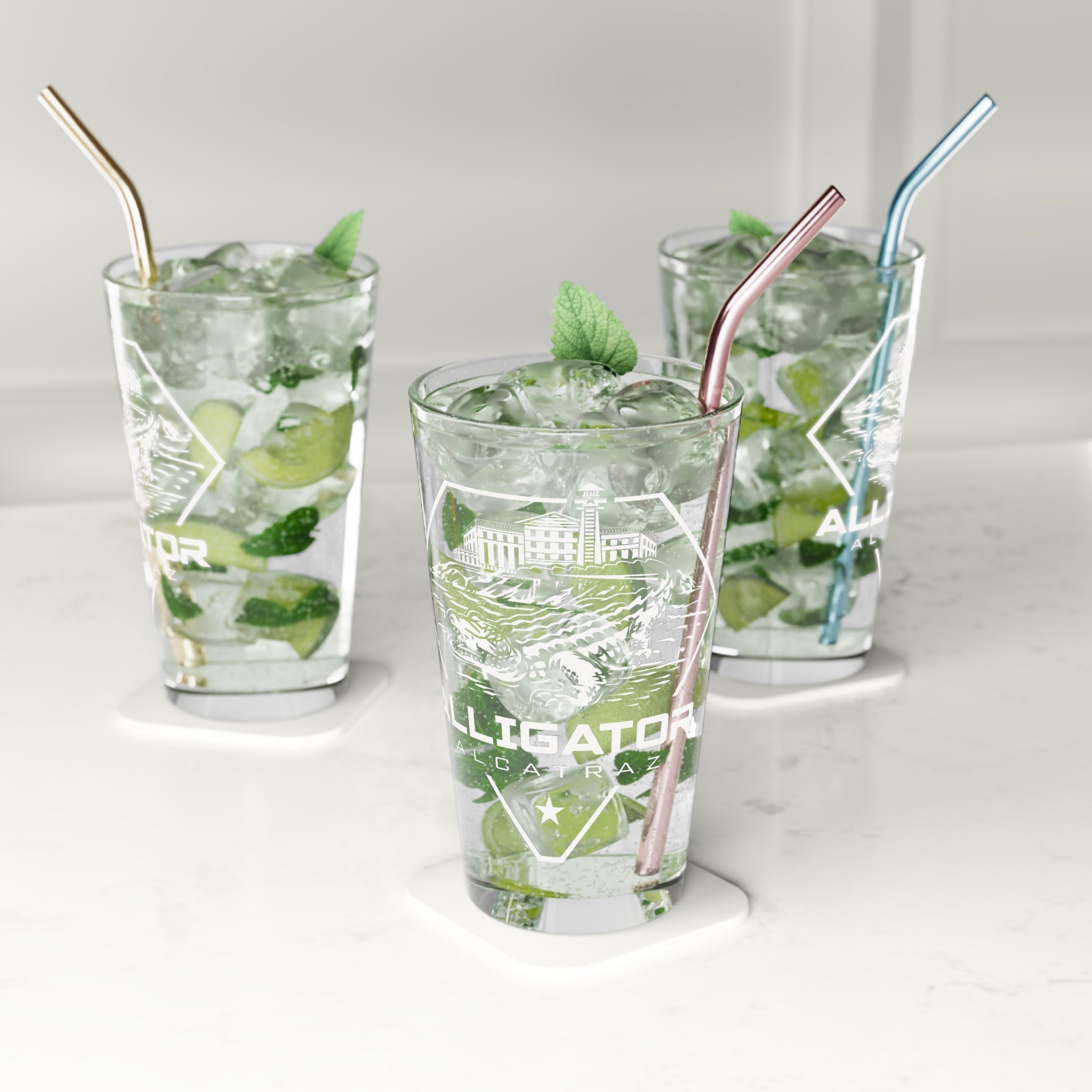 Alligator Alcatraz - Pint Glass