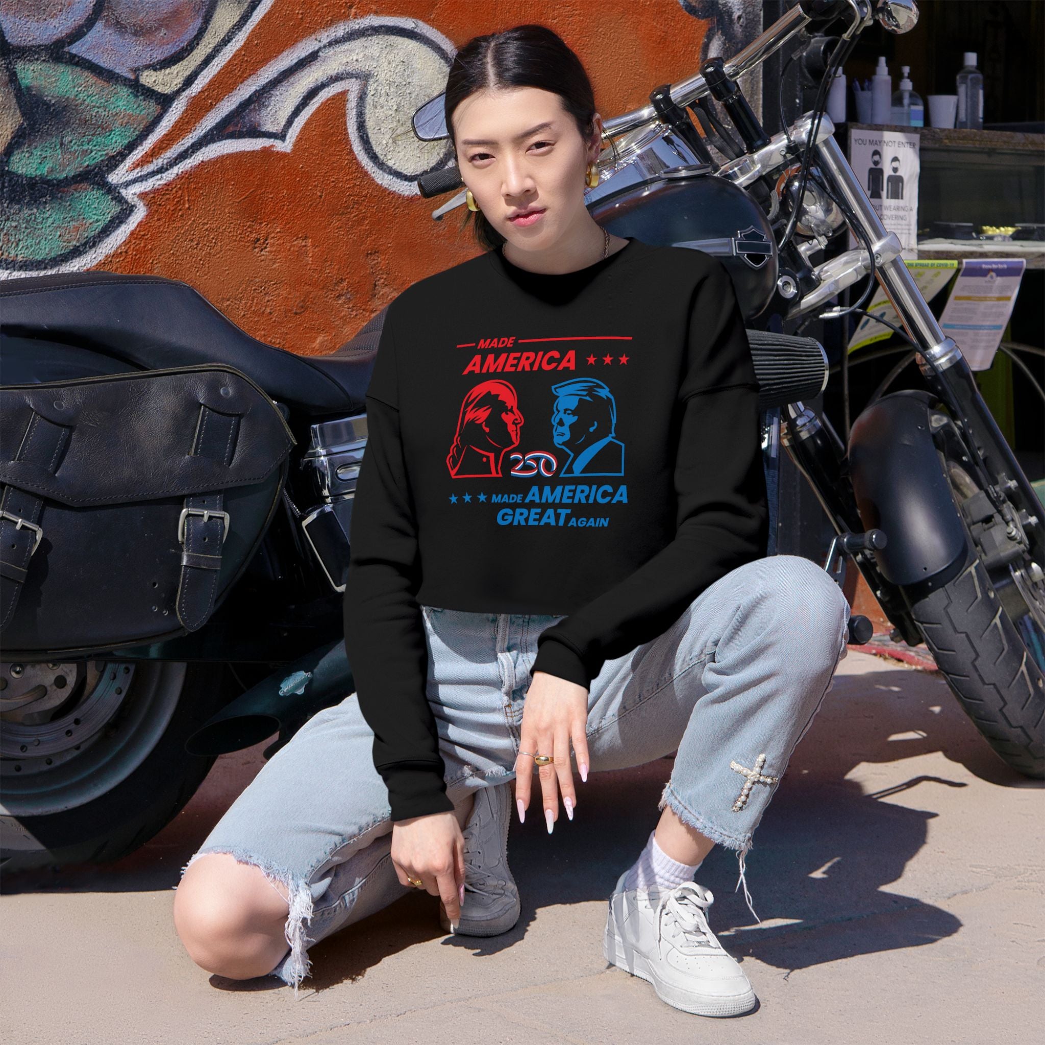 250 Presidential - Women's Crop Sweatshirt