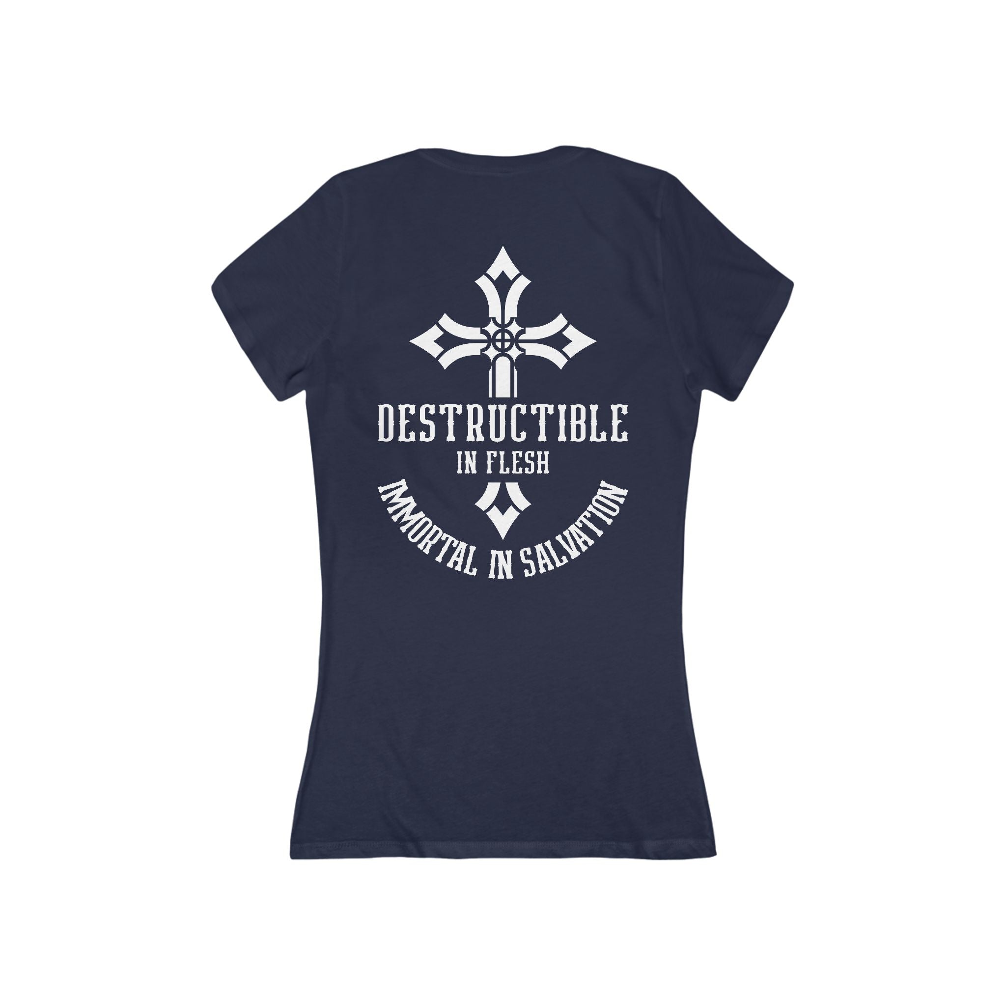 Immortal in Salvation - Women's Deep V-Neck Tee