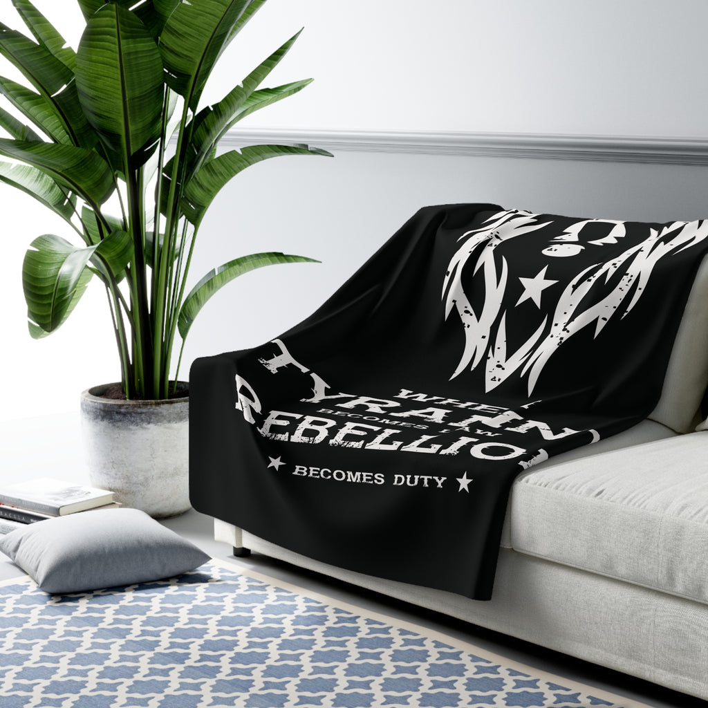Rebellion Becomes Duty - Sherpa Fleece Blanket