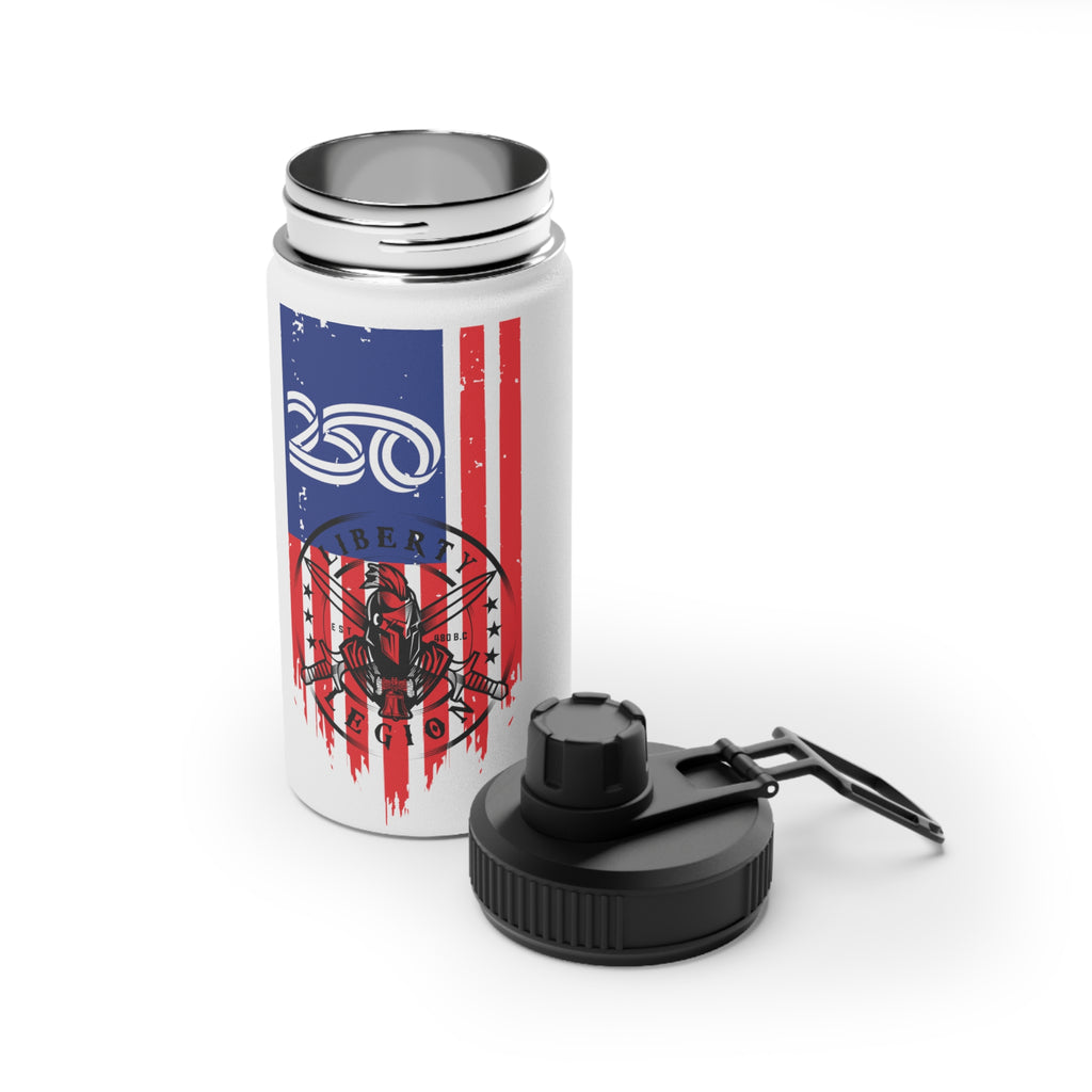250 Vertical Flag - Stainless Steel Bottle