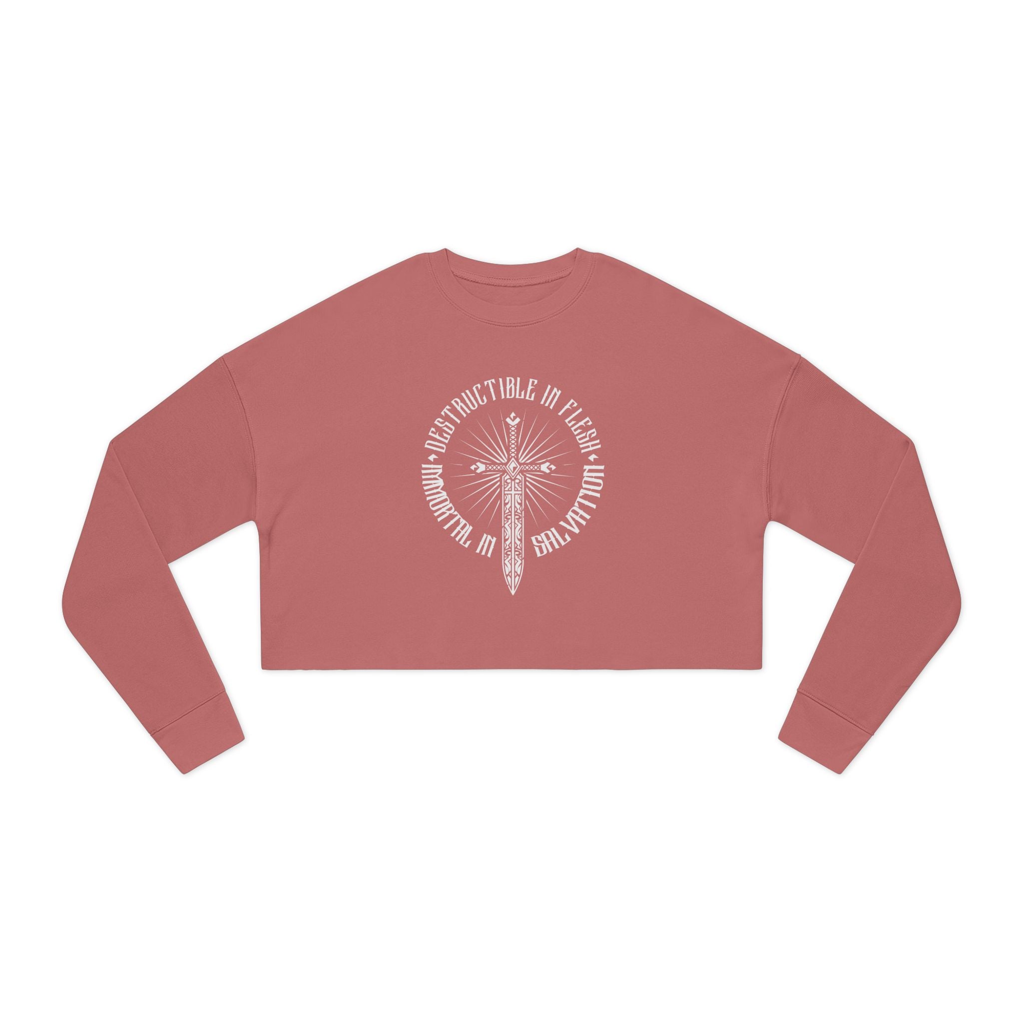 Immortal in Salvation - Women's Crop Sweatshirt