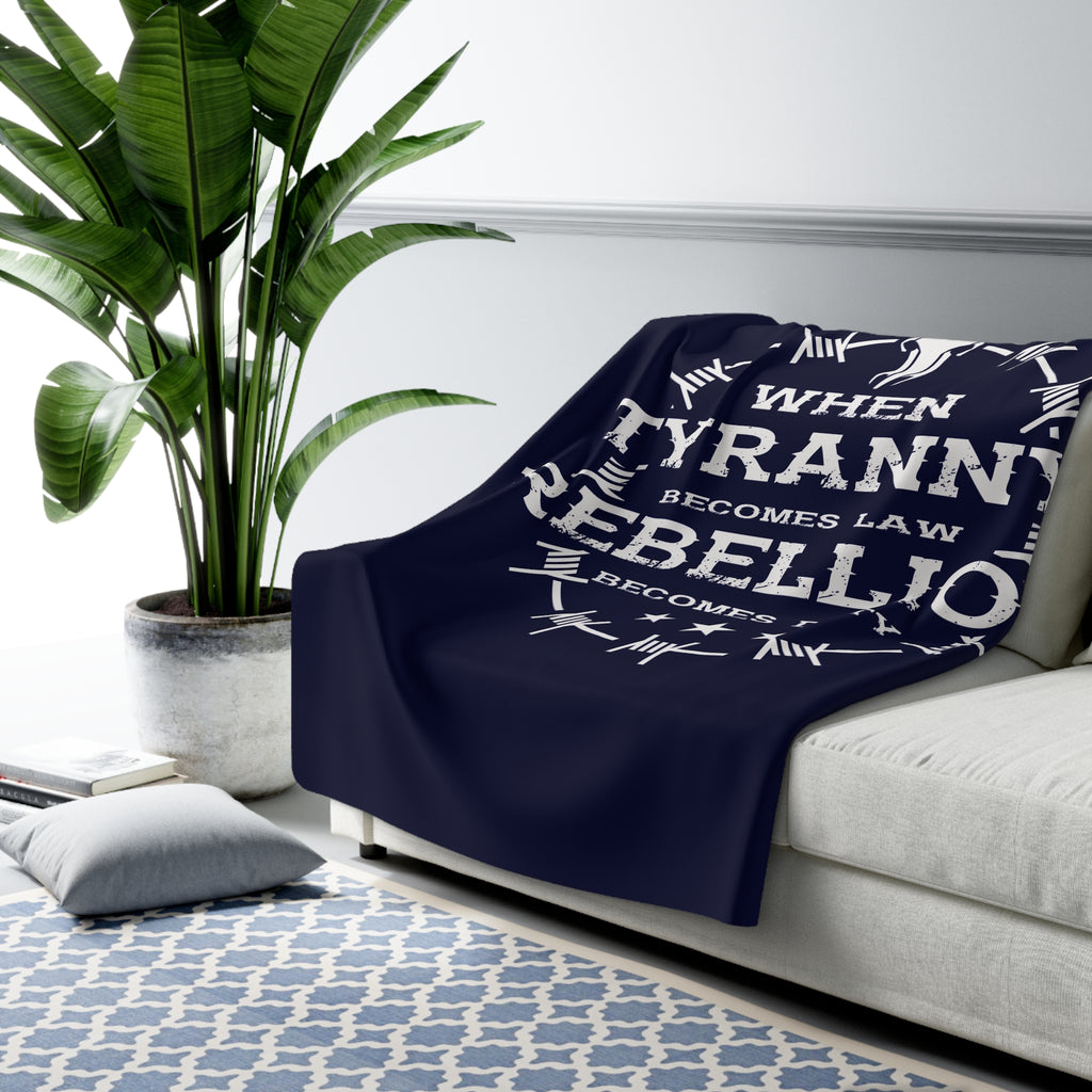 Rebellion Becomes Duty - Sherpa Fleece Blanket