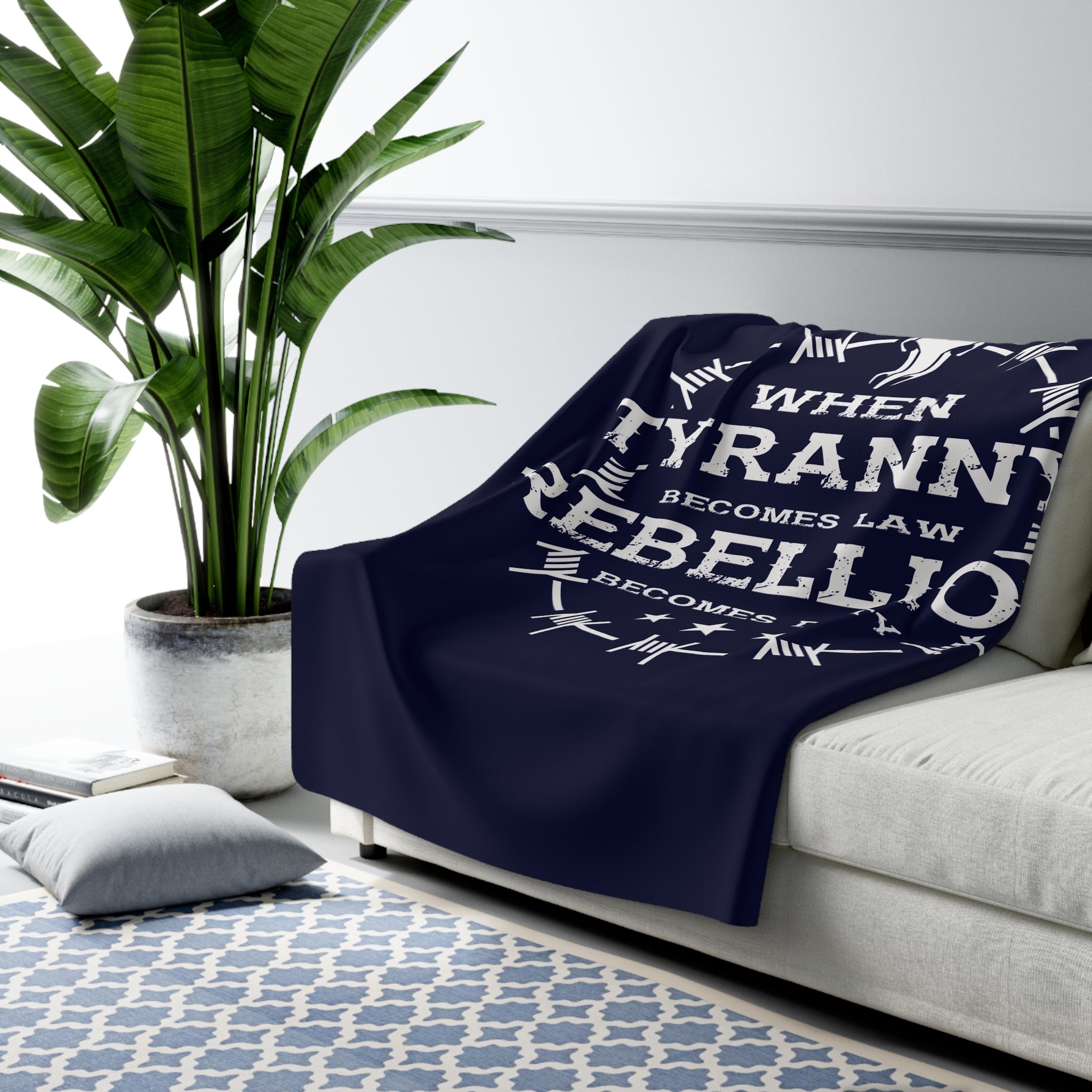 Rebellion Becomes Duty - Sherpa Fleece Blanket