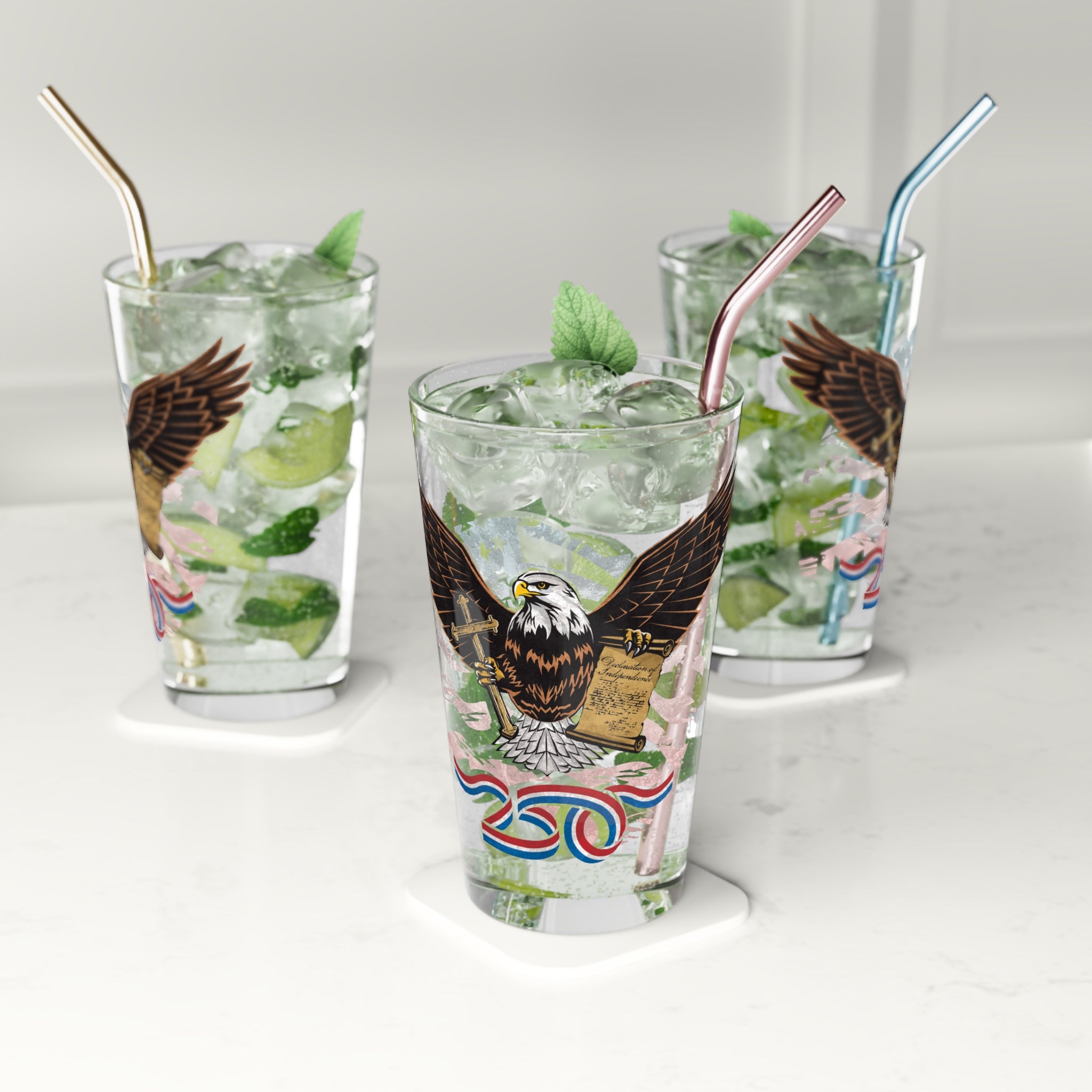 250 Eagle - Pint Glass, 16oz.
