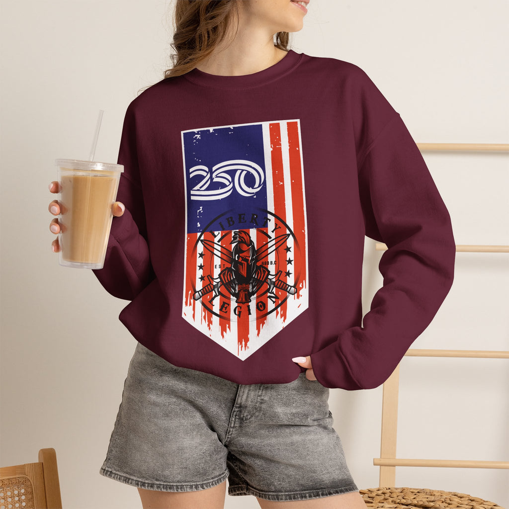 250 Vertical Flag - Crewneck Sweatshirt