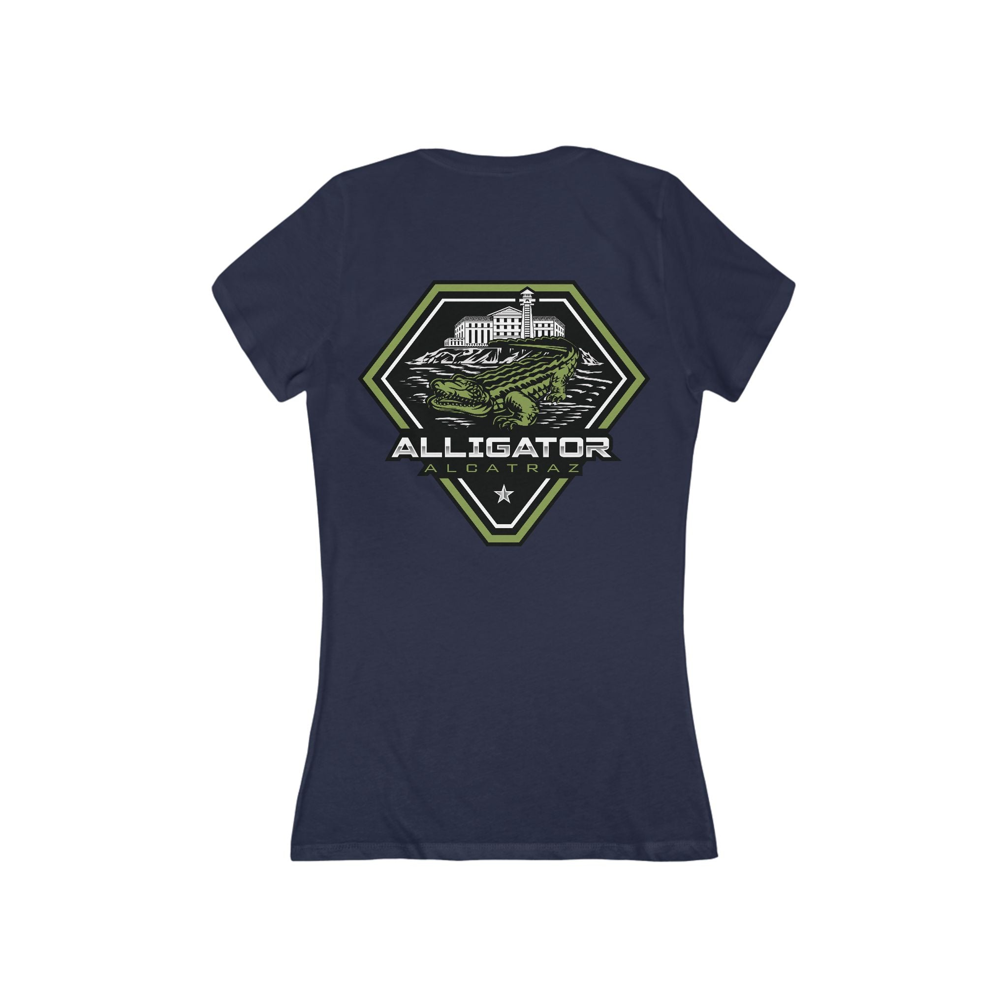 Alligator Alcatraz - Women's Deep V-Neck Tee