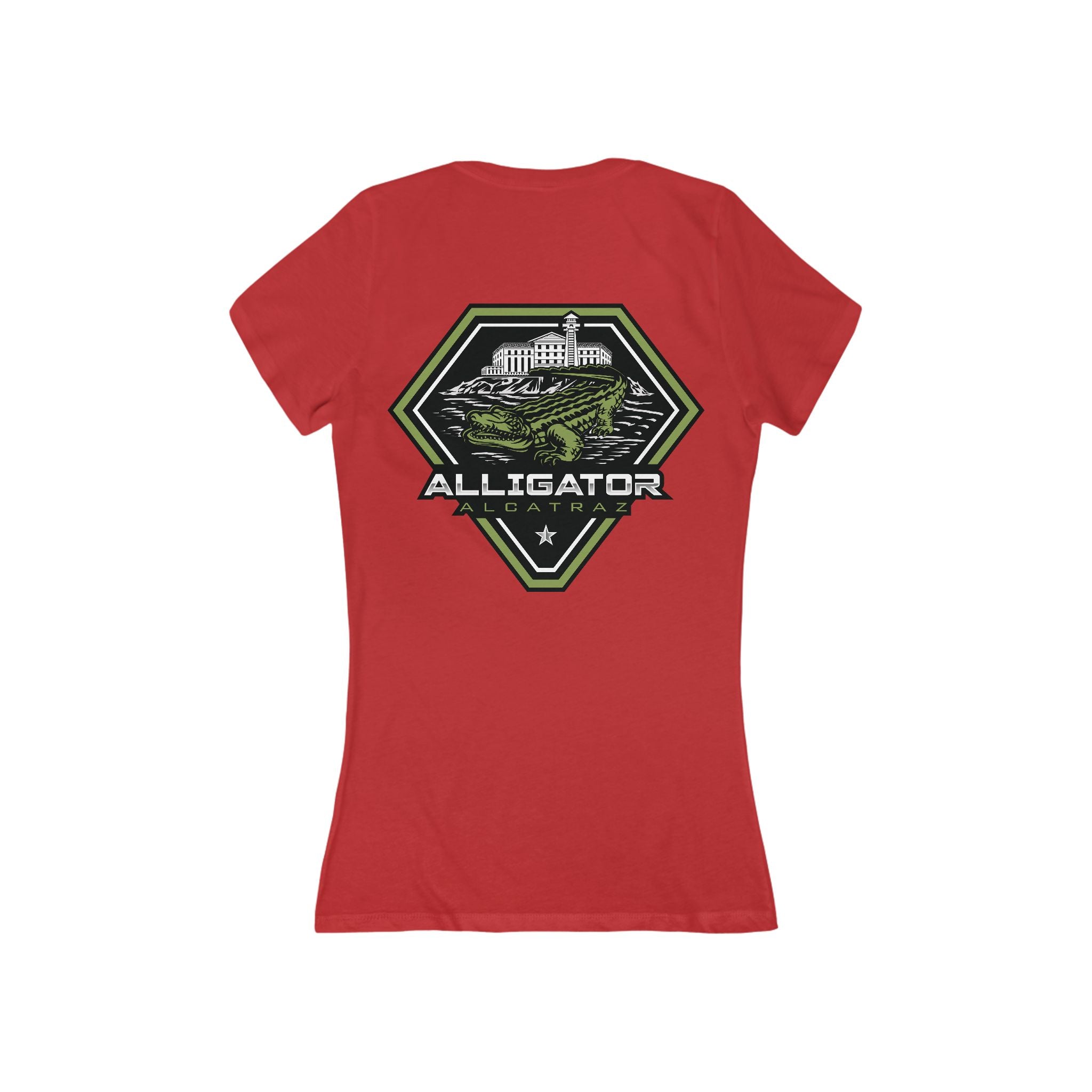 Alligator Alcatraz - Women's Deep V-Neck Tee