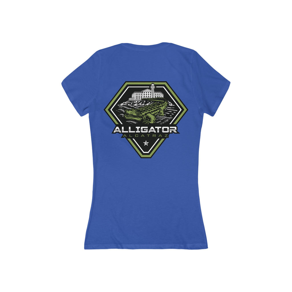Alligator Alcatraz - Women's Deep V-Neck Tee