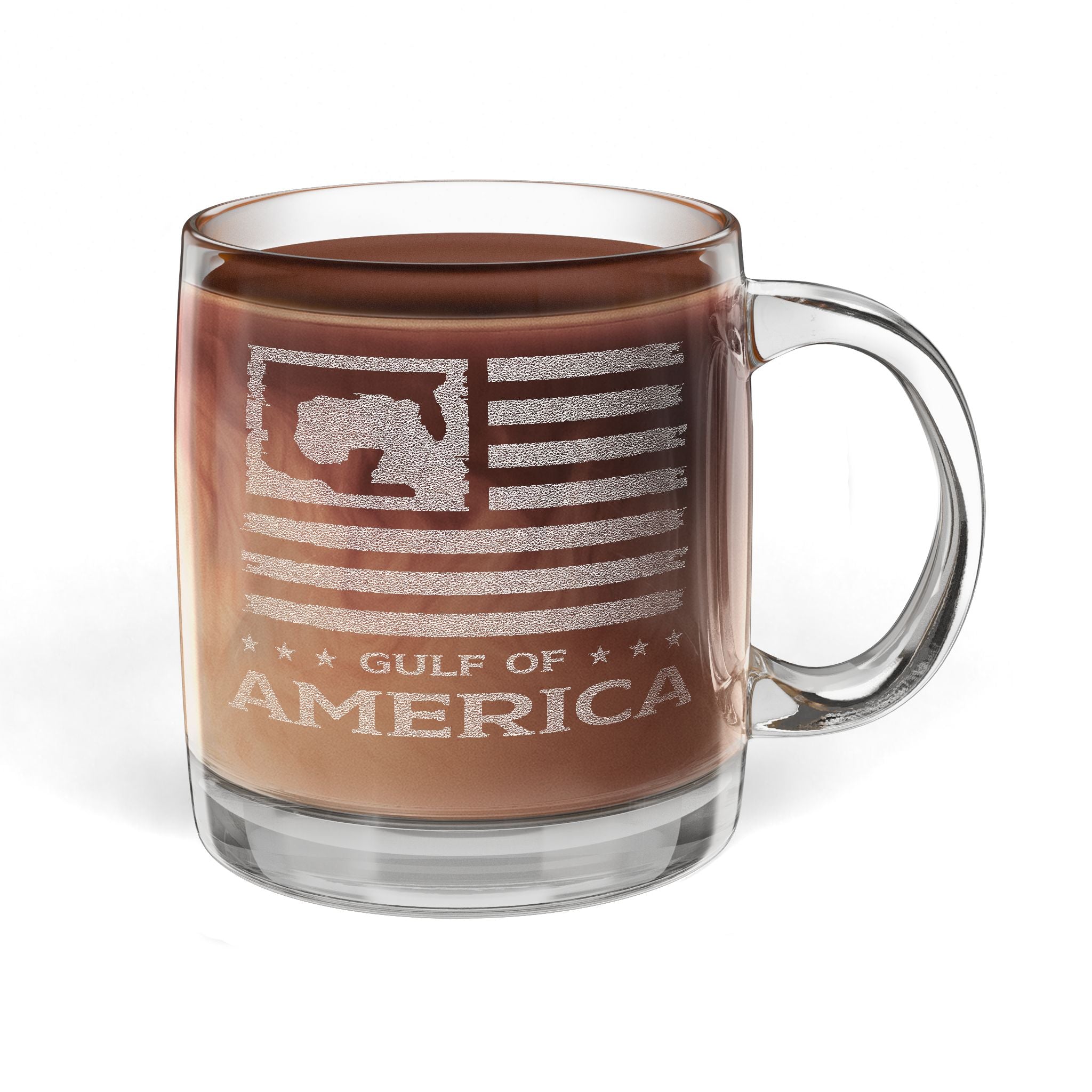 Gulf of America - Glass Coffee Mug