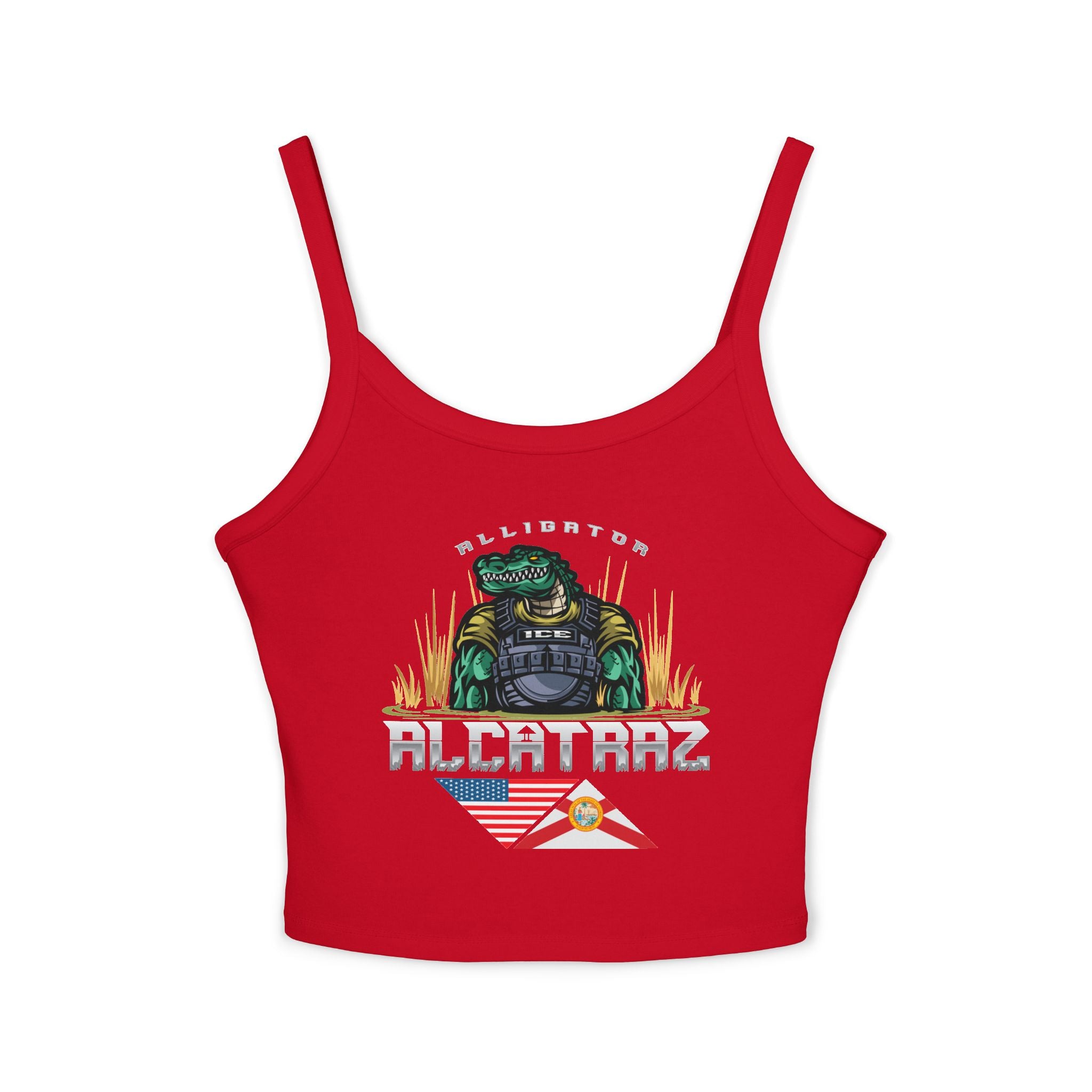 Alligator Alcatraz - Women's Spaghetti Strap Tank