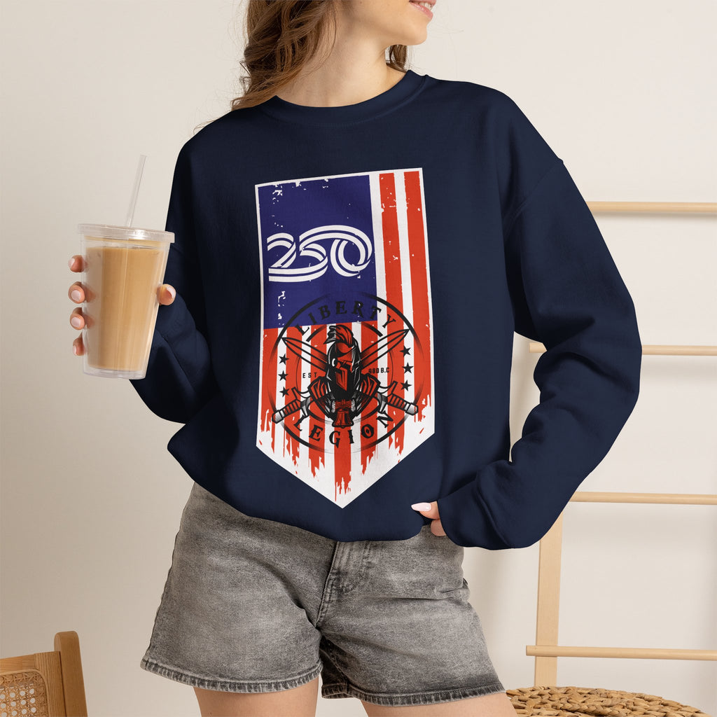 250 Vertical Flag - Crewneck Sweatshirt